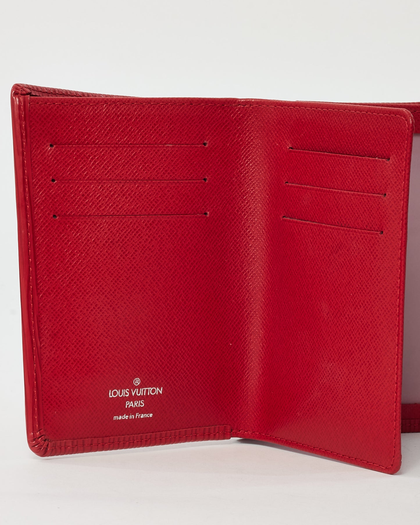 Louis Vuitton Red Epi Leather SHW Compact Koala Wallet