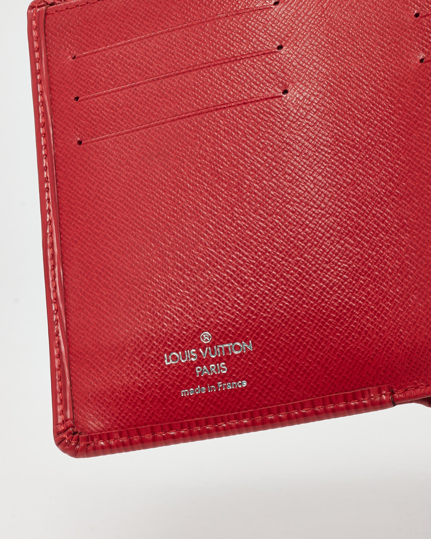 Louis Vuitton Red Epi Leather SHW Compact Koala Wallet