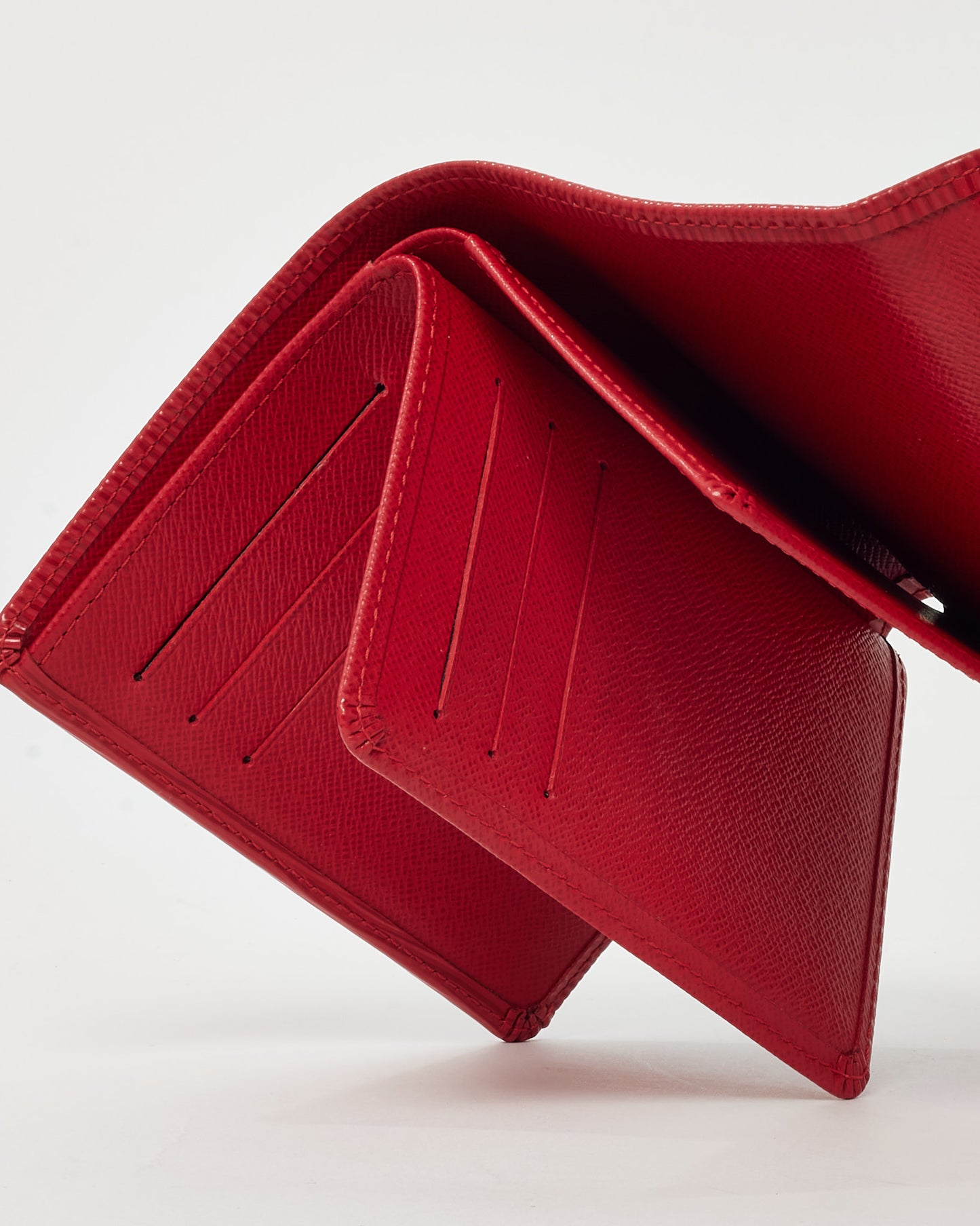 Louis Vuitton Red Epi Leather SHW Compact Koala Wallet