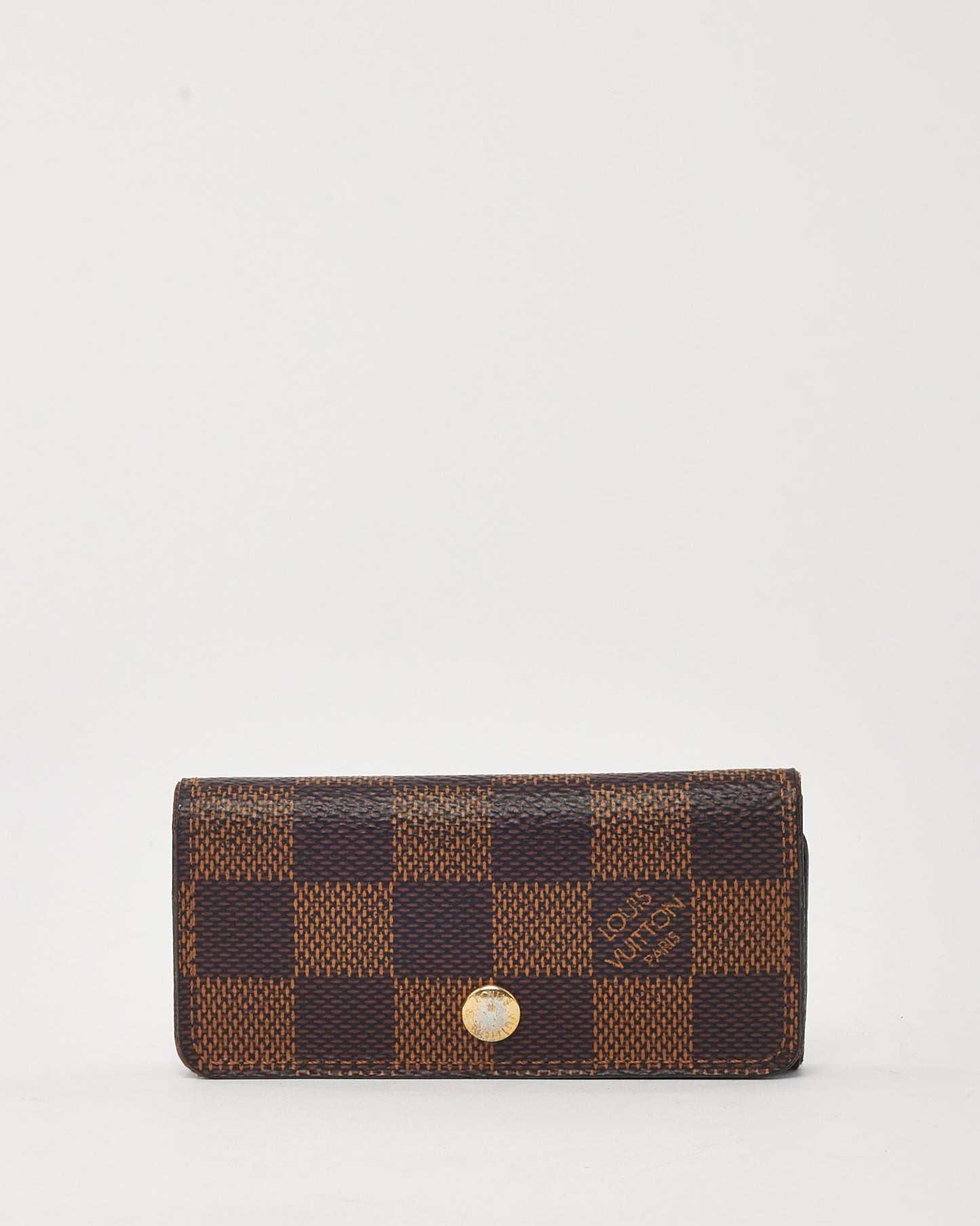 Louis Vuitton Damier Ebene Coated Canvas 4 Key Holder