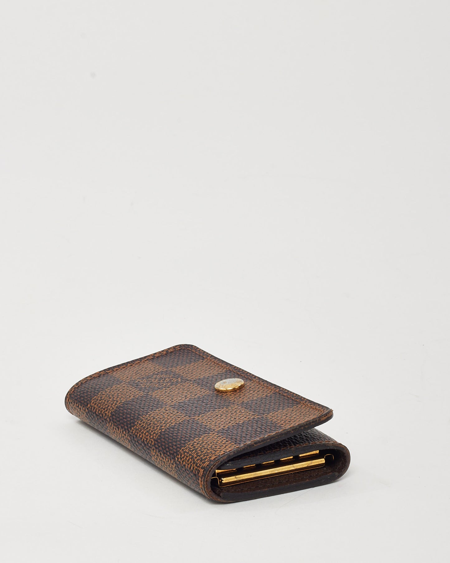 Louis Vuitton Damier Ebene Coated Canvas 4 Key Holder