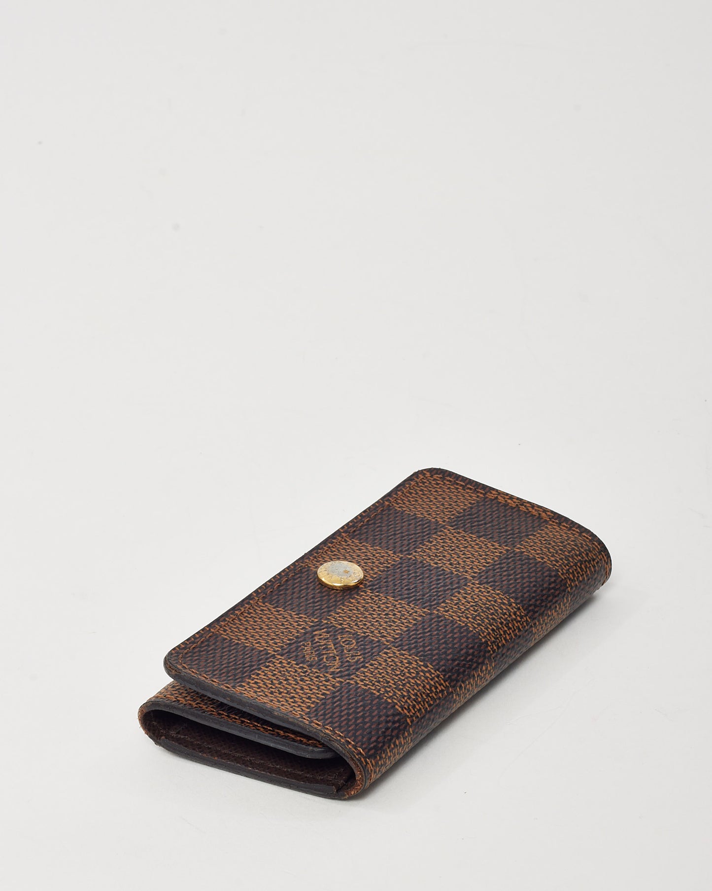 Louis Vuitton Damier Ebene Coated Canvas 4 Key Holder
