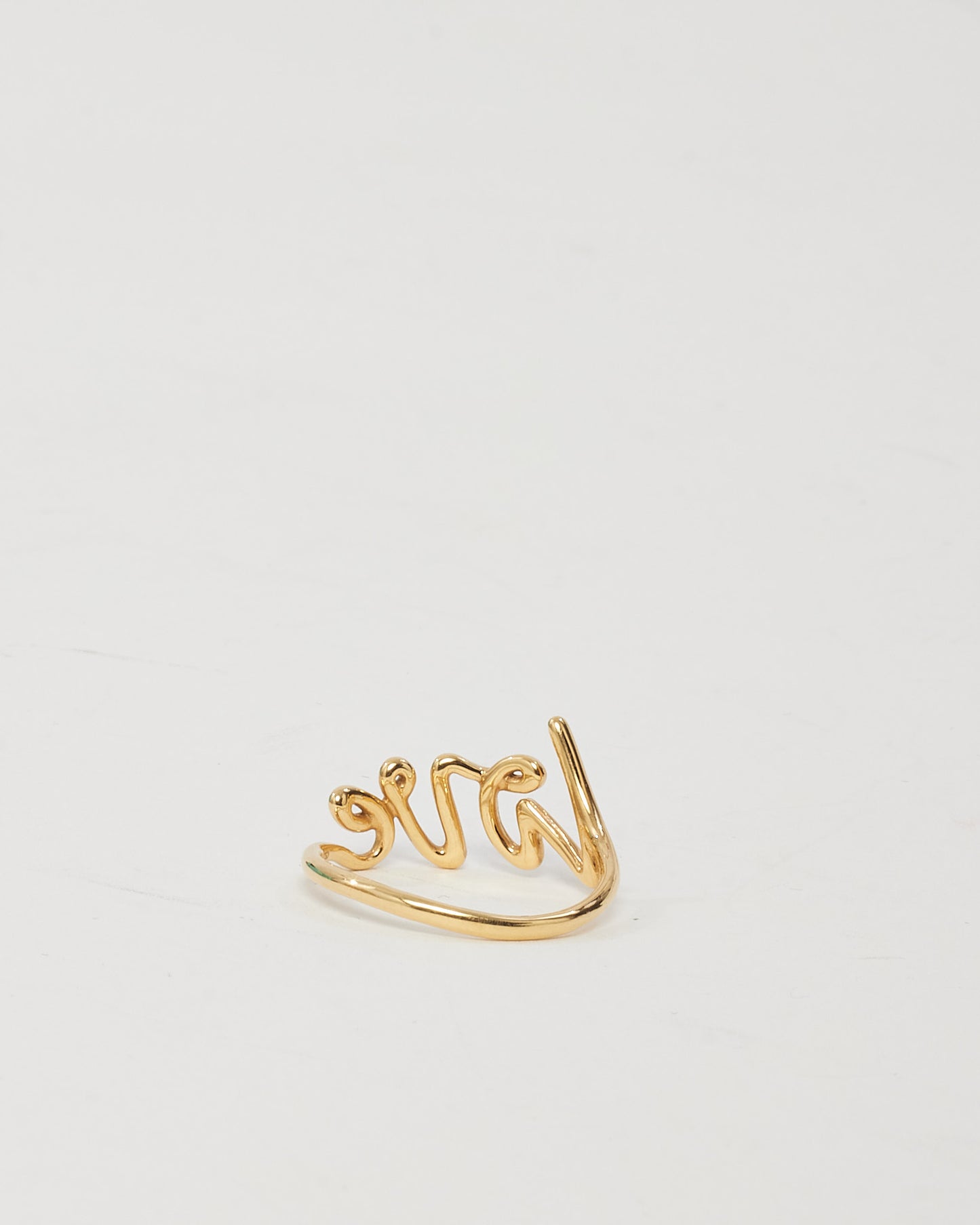 Tiffany & Co. 18k Yellow Gold Paloma's Graffiti Love Ring - 6.5