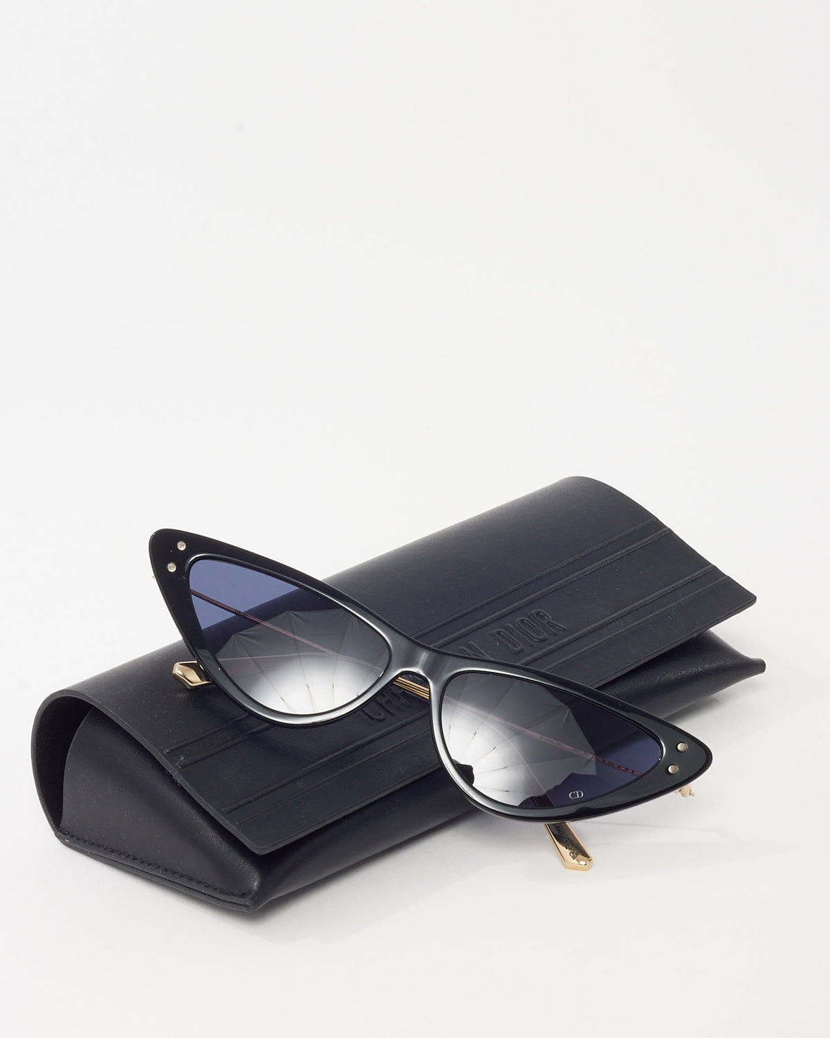 Buy Dior Gold Metal and Black MissDior B4U Cat Eye  display picture 3