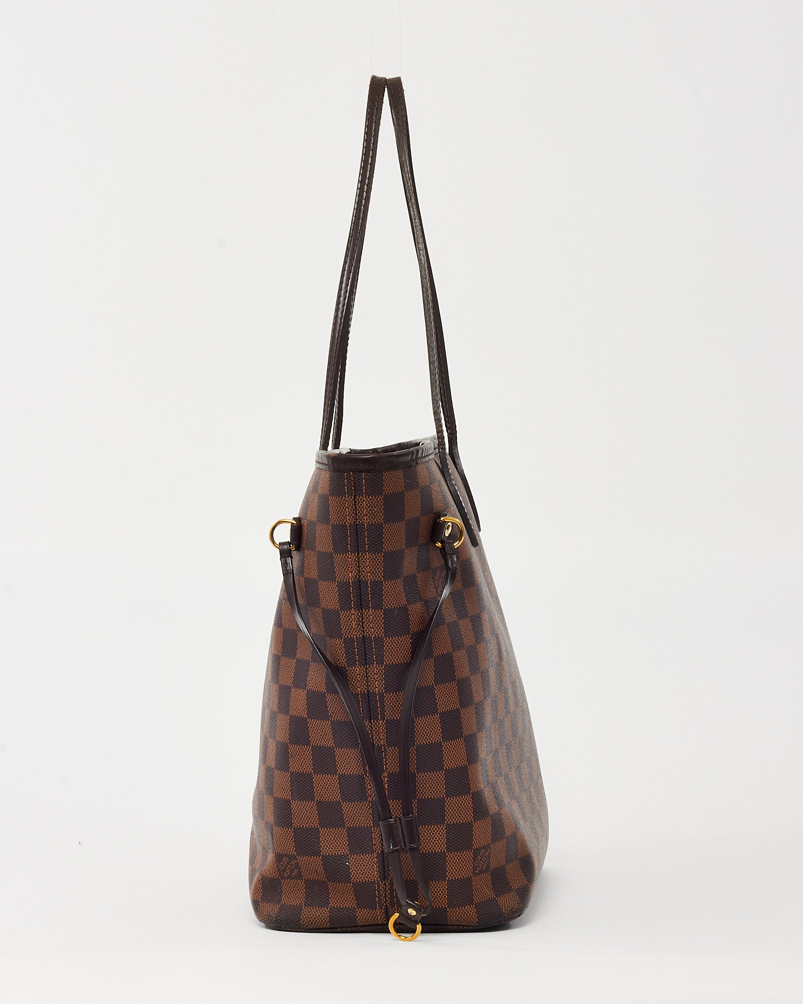 Buy Louis Vuitton Damier Ebene Coated Canvas Neverfull MM Bag