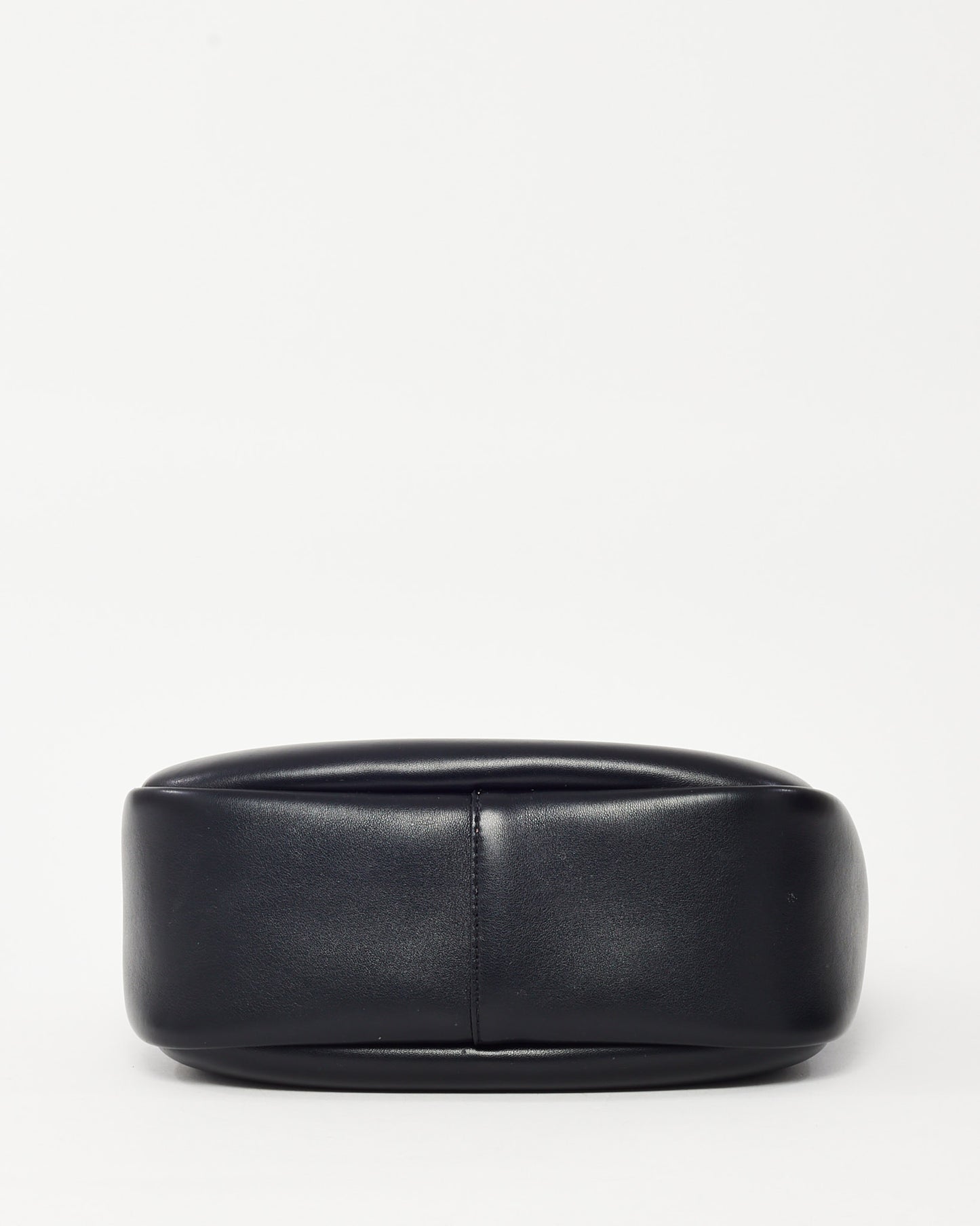 Stella McCartney Black Vegan Leather Logo Slouchy Hobo Shoulder Bag