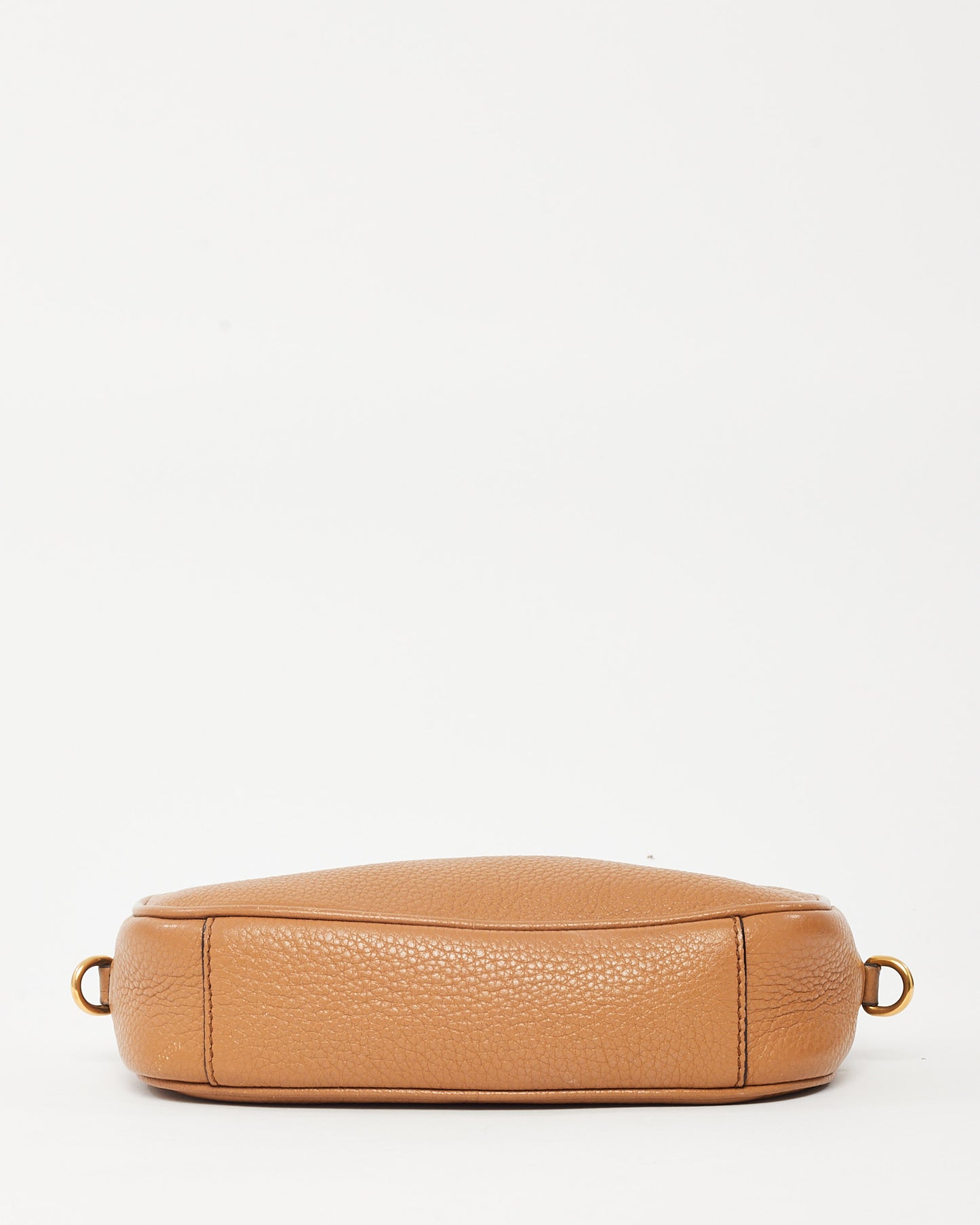 Prada Camel Brown Daino Leather 2Way Belt Bag and Crossbody 1BL007