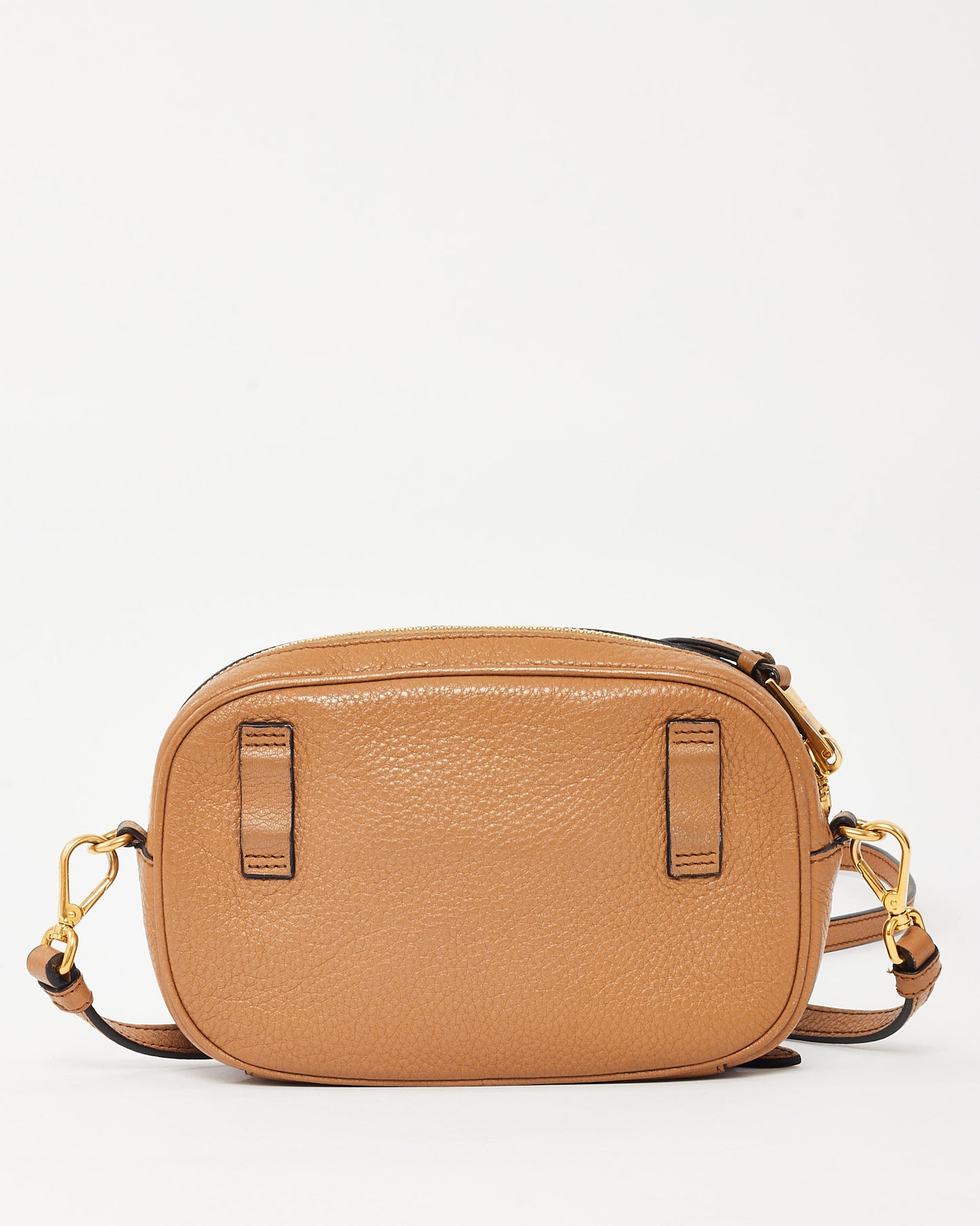 Prada Camel Brown Daino Leather 2Way Belt Bag and Crossbody 1BL007