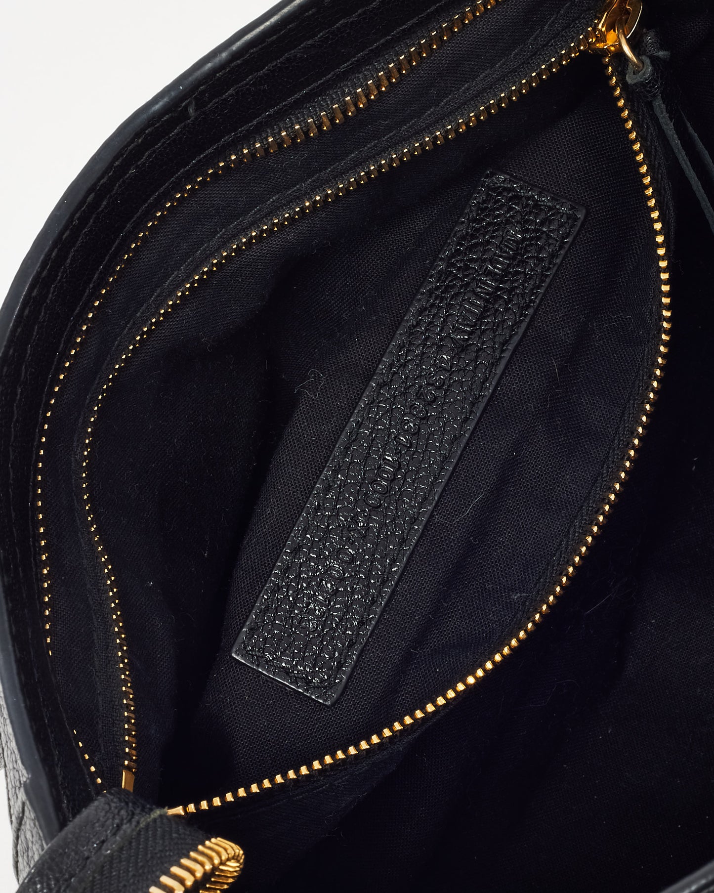 Balenciaga Black Leather GHW Metallic Edge Classic Mini City Bag