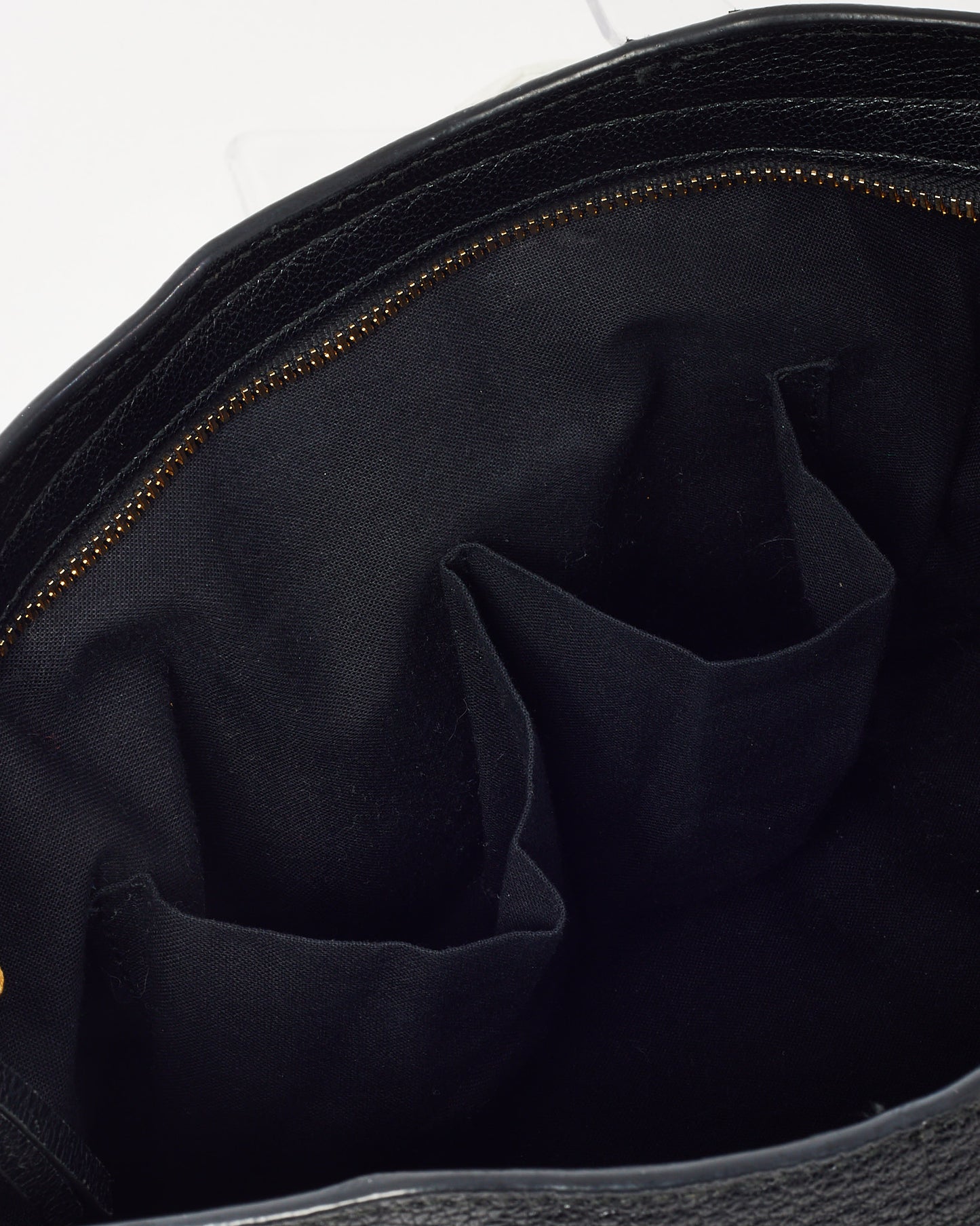 Balenciaga Black Leather GHW Metallic Edge Classic Mini City Bag