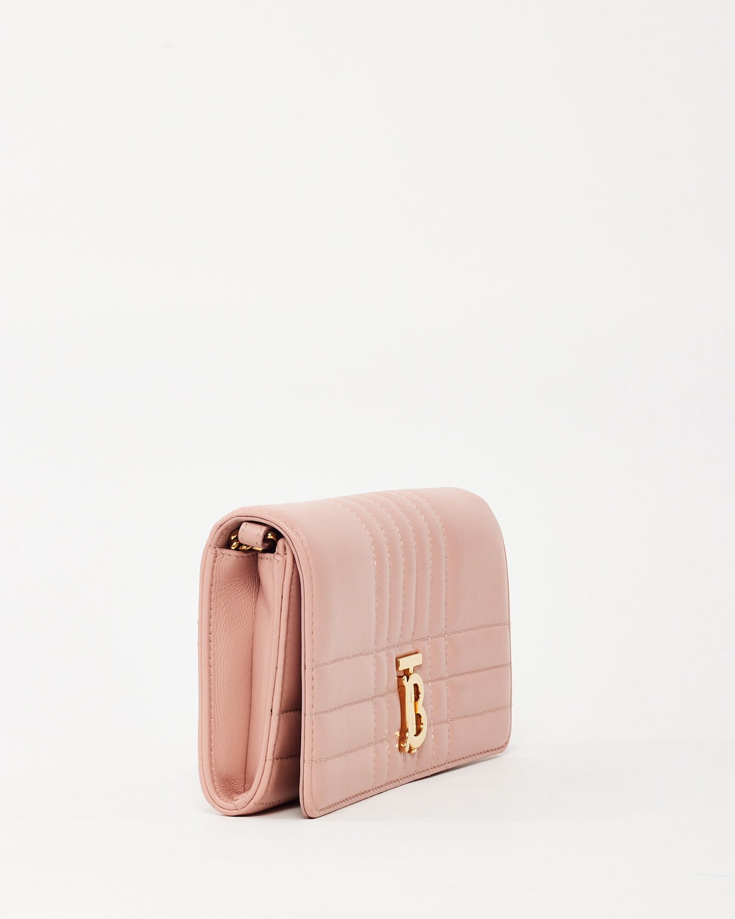 Sac porté épaule petit modèle Lola en tweed beige archive Burberry