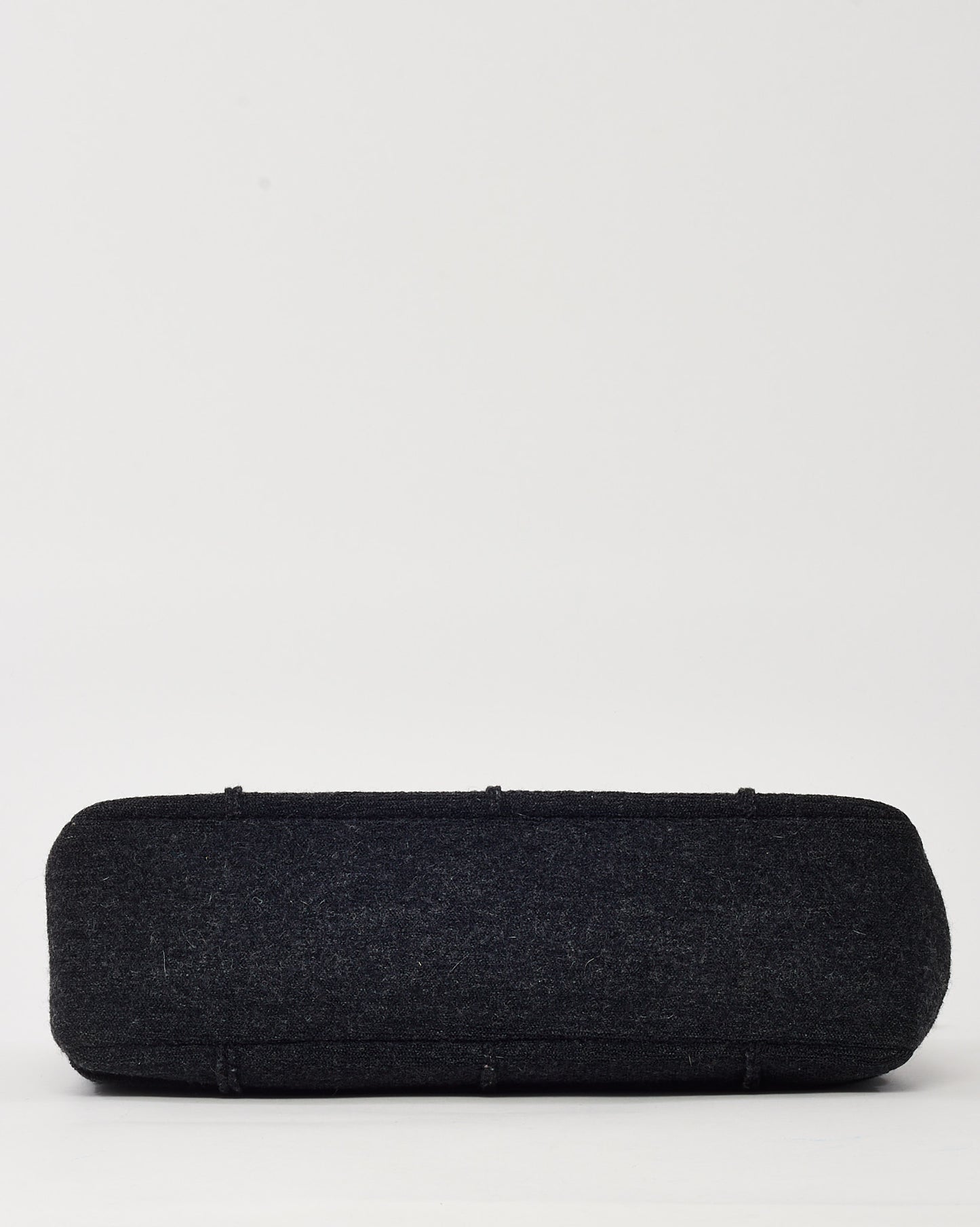 Chanel Dark Grey Wool Chocolate Bar 2.55 Re-Issue Flap Bag