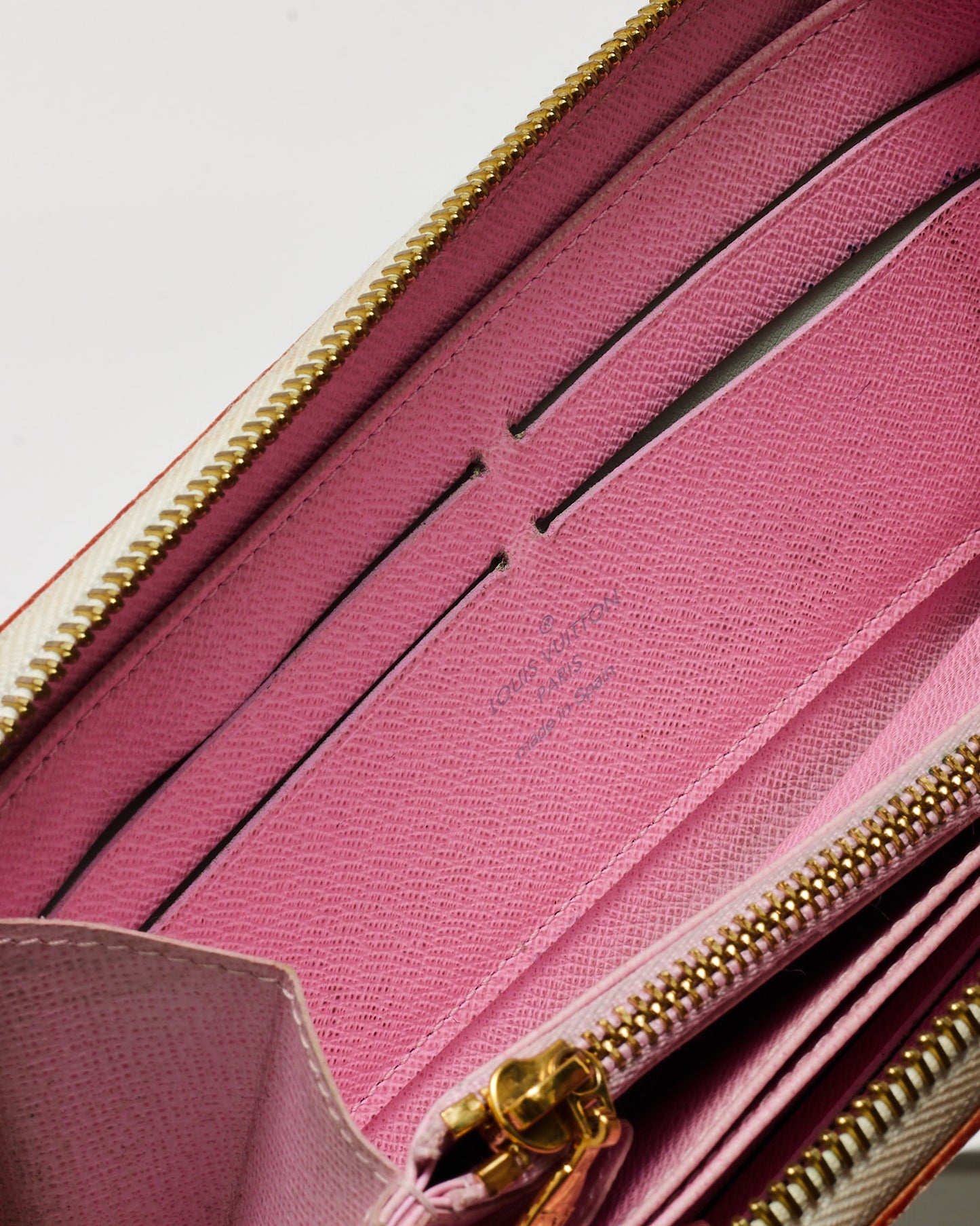 Louis Vuitton White Murakami Multicolor Monogram Canvas Zippy Wallet