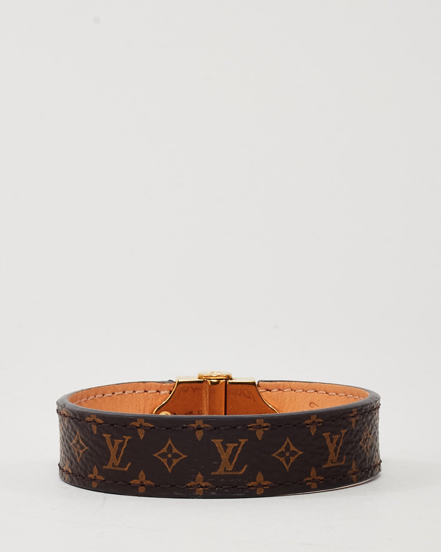 Louis Vuitton Monogram Coated Canvas Nano Logo Spirit Bracelet - 17
