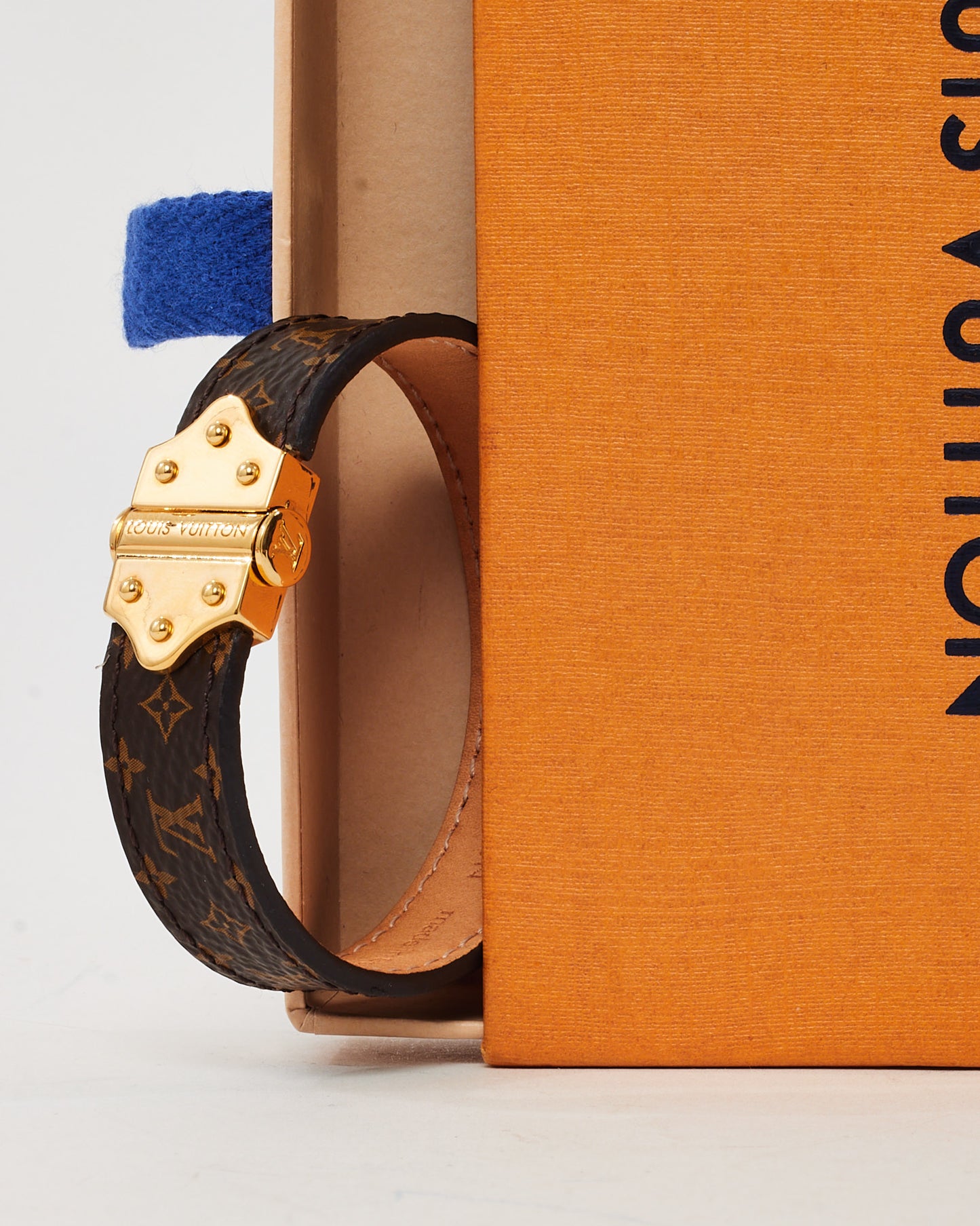 Louis Vuitton Monogram Coated Canvas Nano Logo Spirit Bracelet - 17