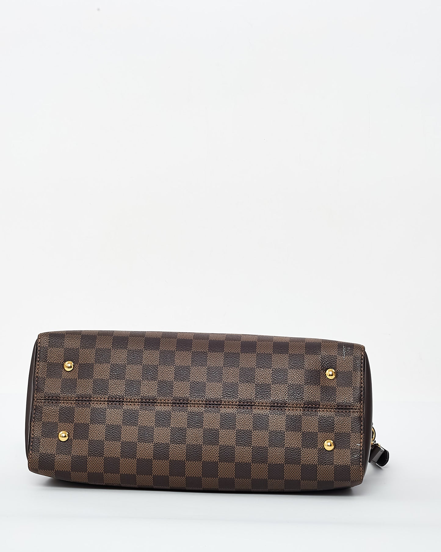 Sac cabas Louis Vuitton Kensignton V en toile enduite Damier Ebene marron