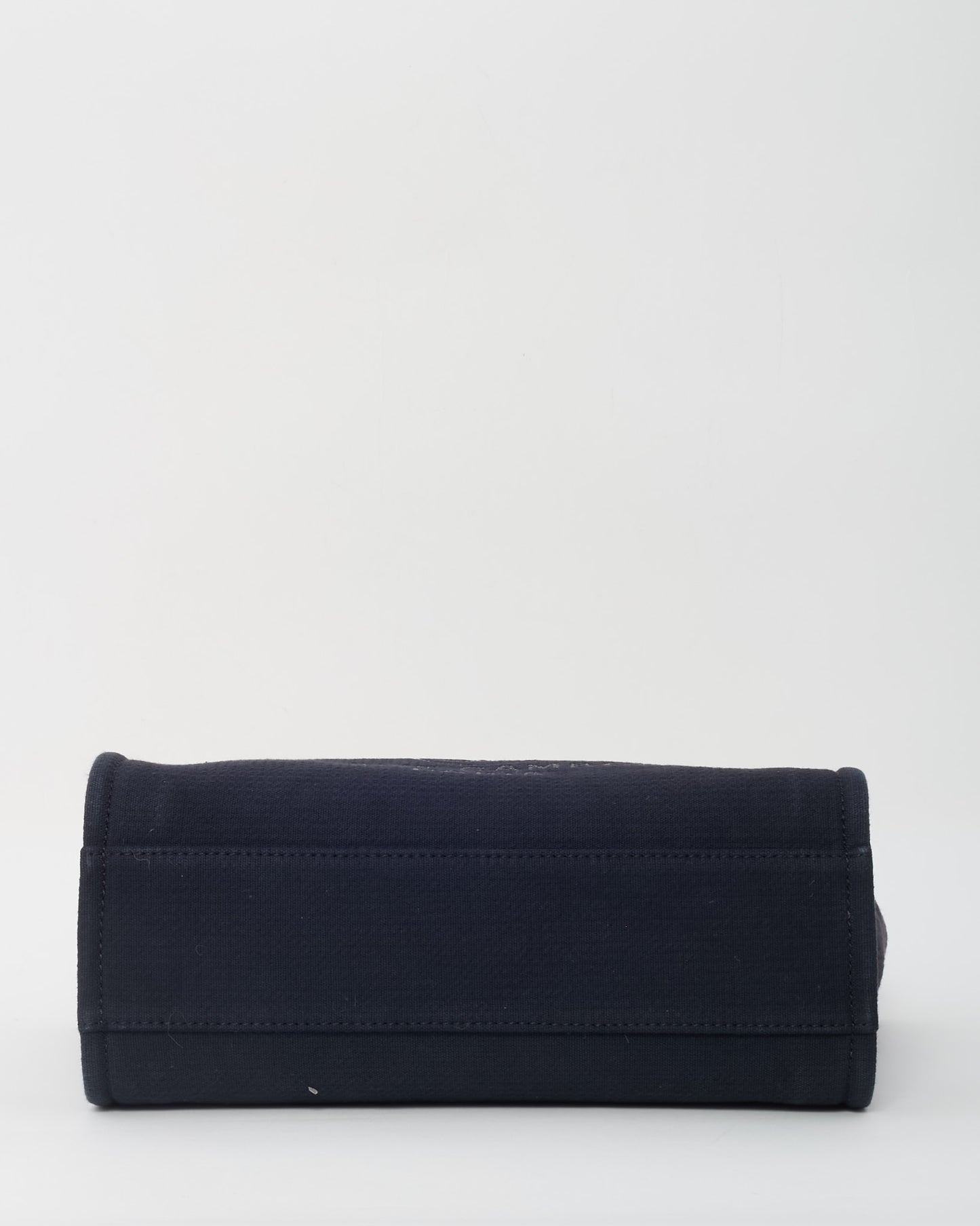 Chanel Black Mixed Fibers Chanel Logo Small Deauville Tote CHW