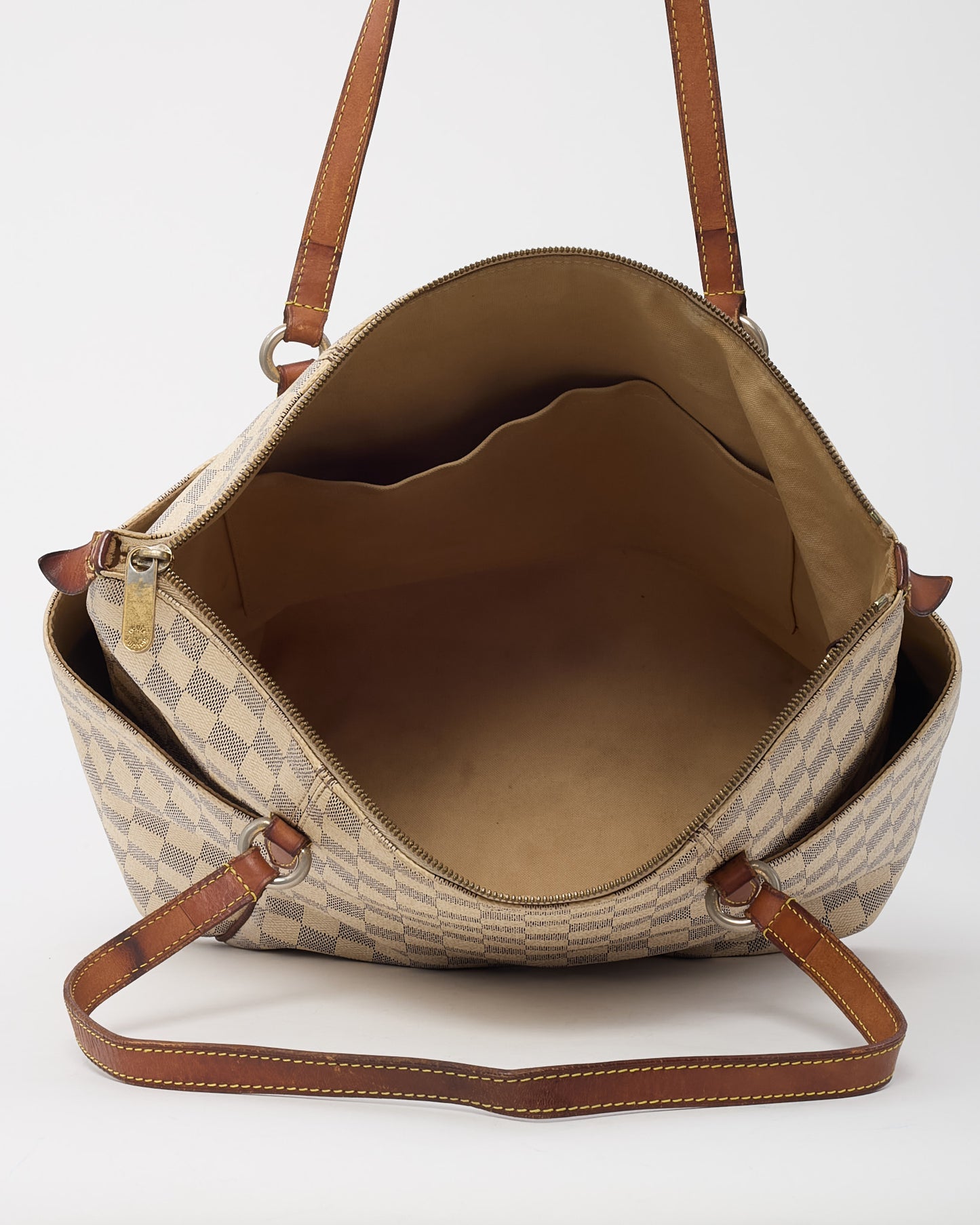Sac cabas Louis Vuitton Damier Ebene en toile enduite modèle Totally PM