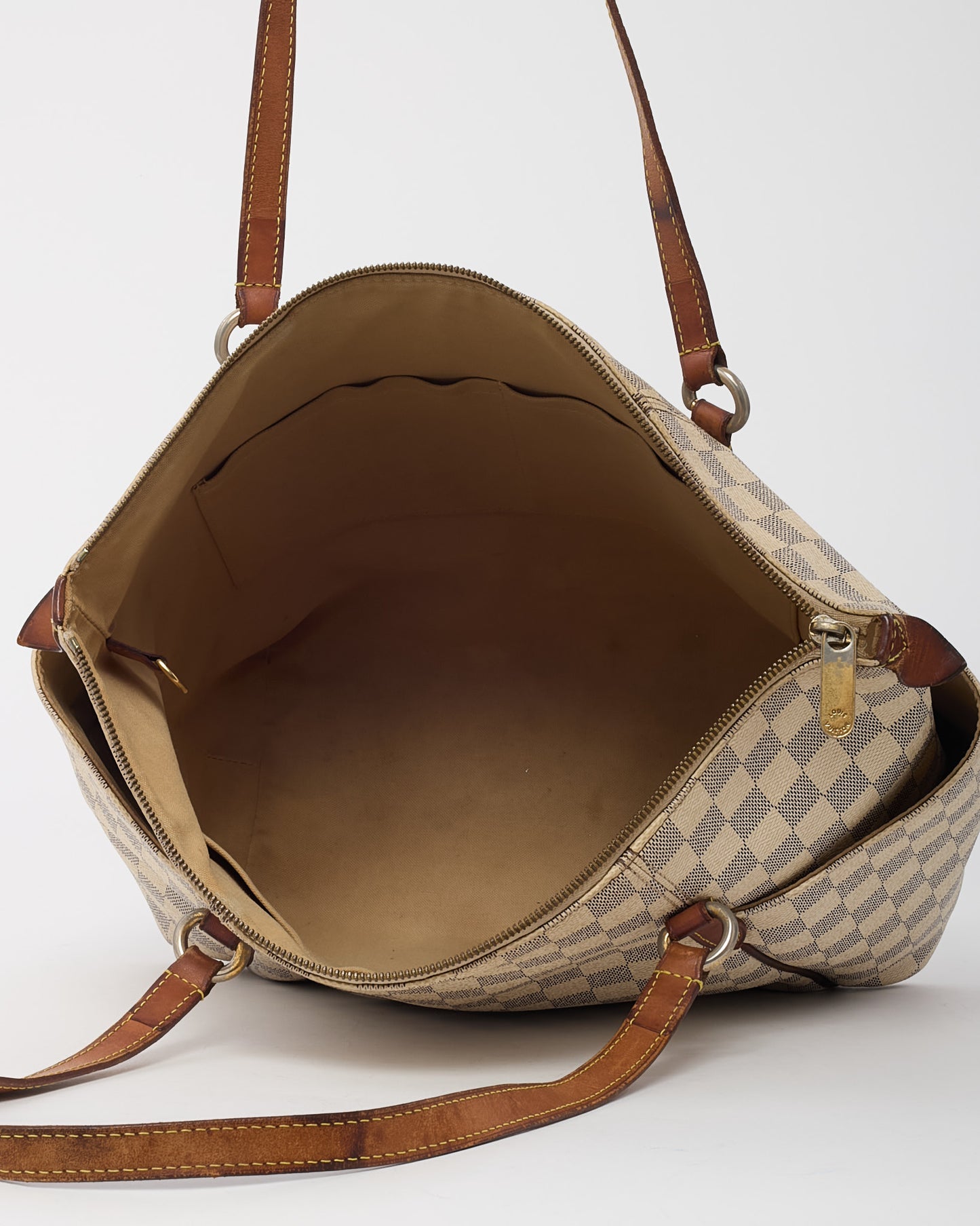 Sac cabas Louis Vuitton Damier Ebene en toile enduite modèle Totally PM
