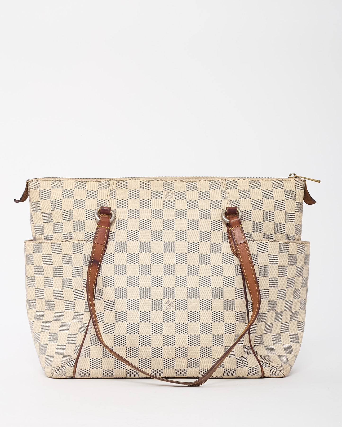 Sac cabas Louis Vuitton Damier Ebene en toile enduite modèle Totally PM
