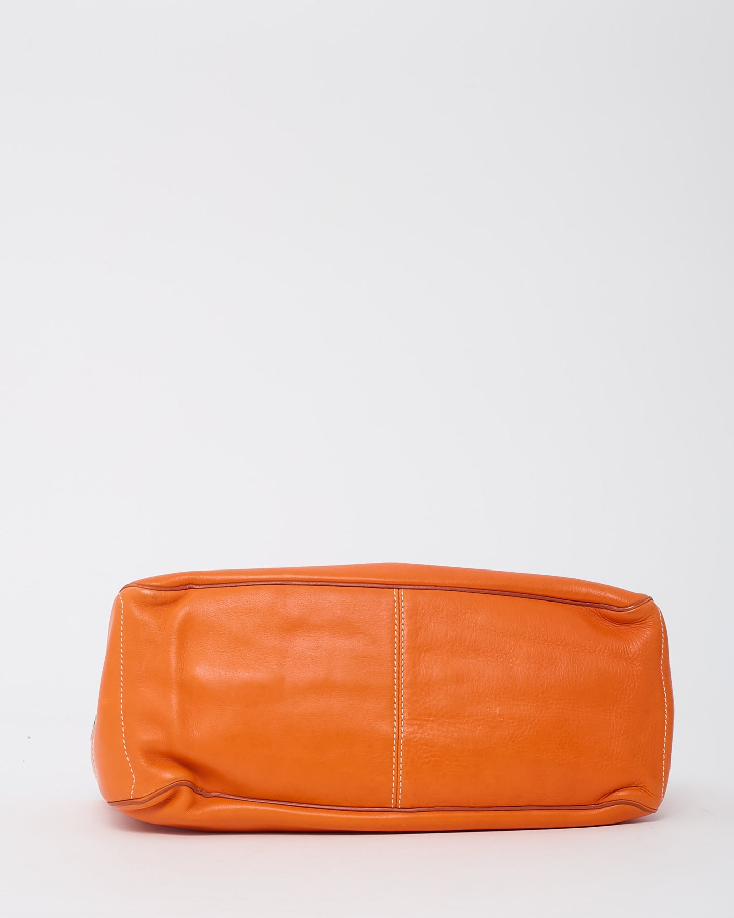 Sac Boogie Celine Vintage en Cuir Grainé Rose avec Clous Dorés