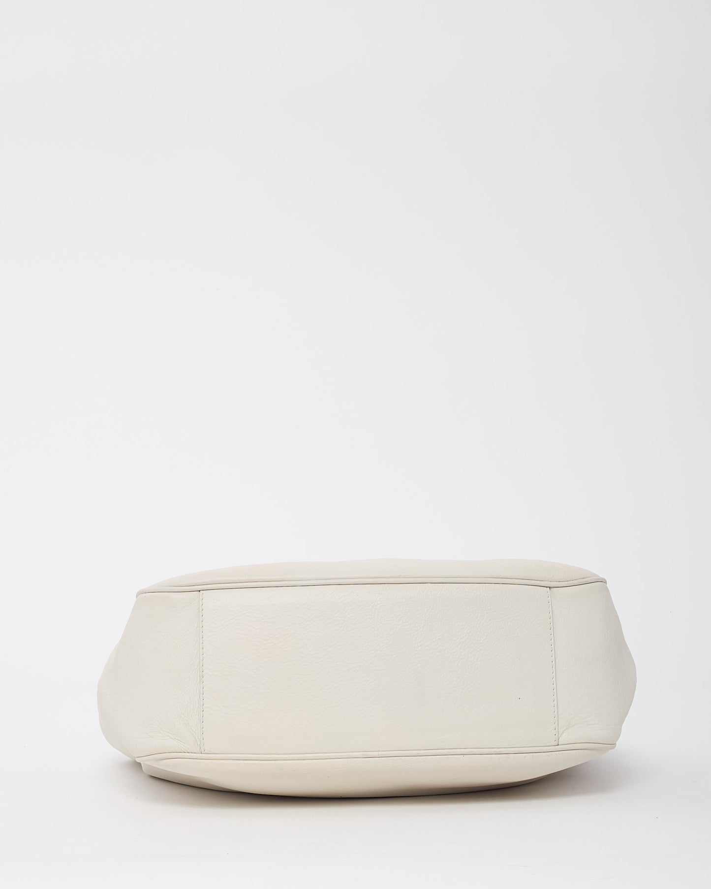 Dior Vintage White Leather My Dior Frame Tote Bag