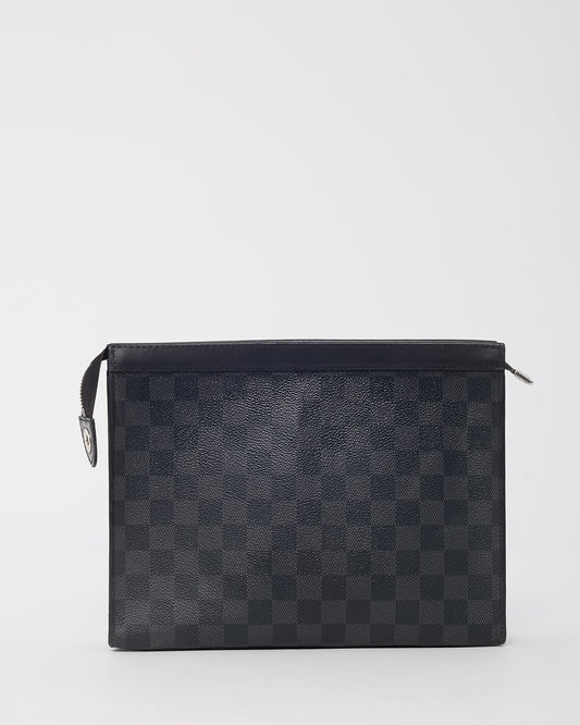Louis Vuitton Black Damier Graphite Pochette Voyage MM