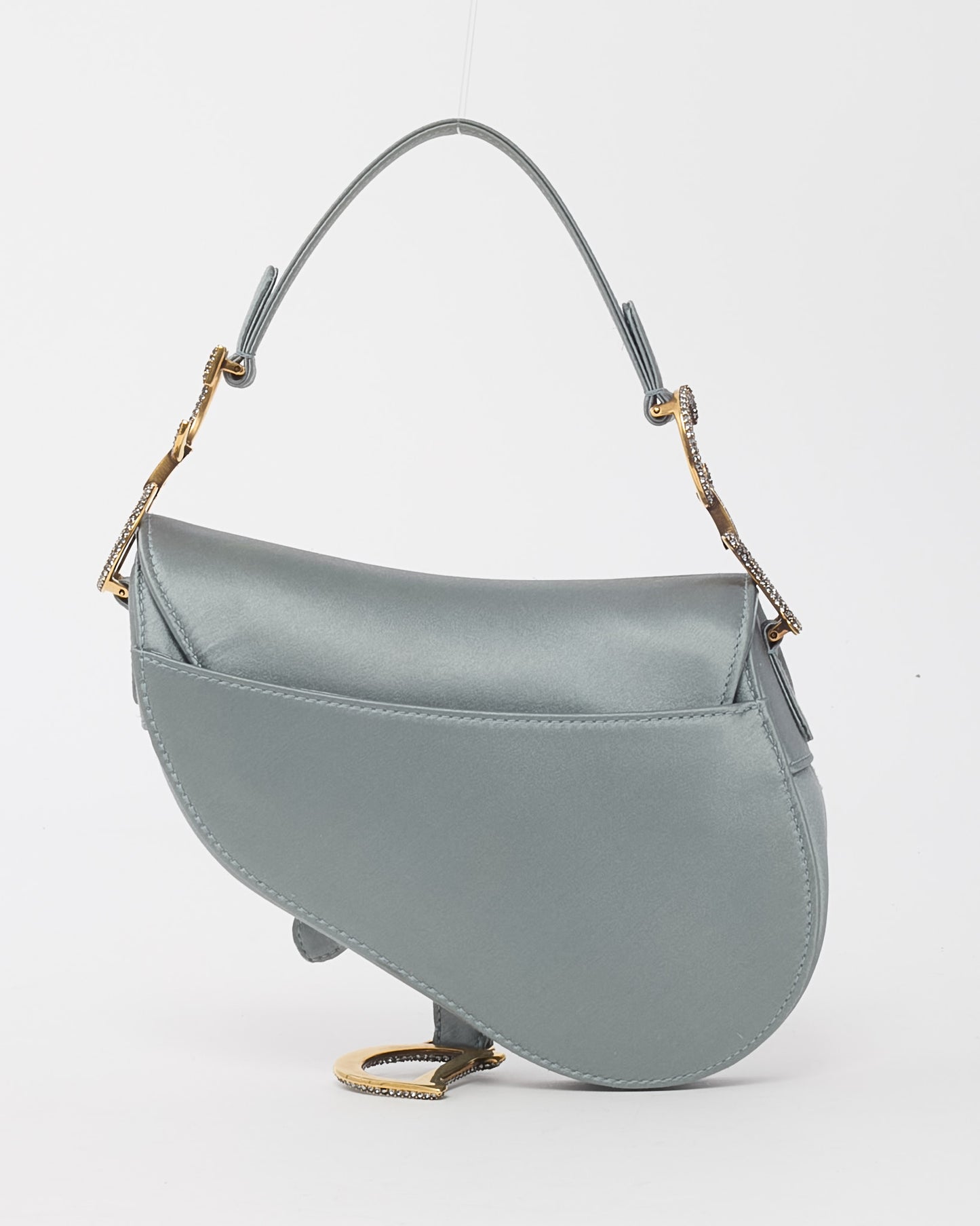 Sac Saddle moyen en cuir de veau grainé rouge foncé Dior, finitions dorées