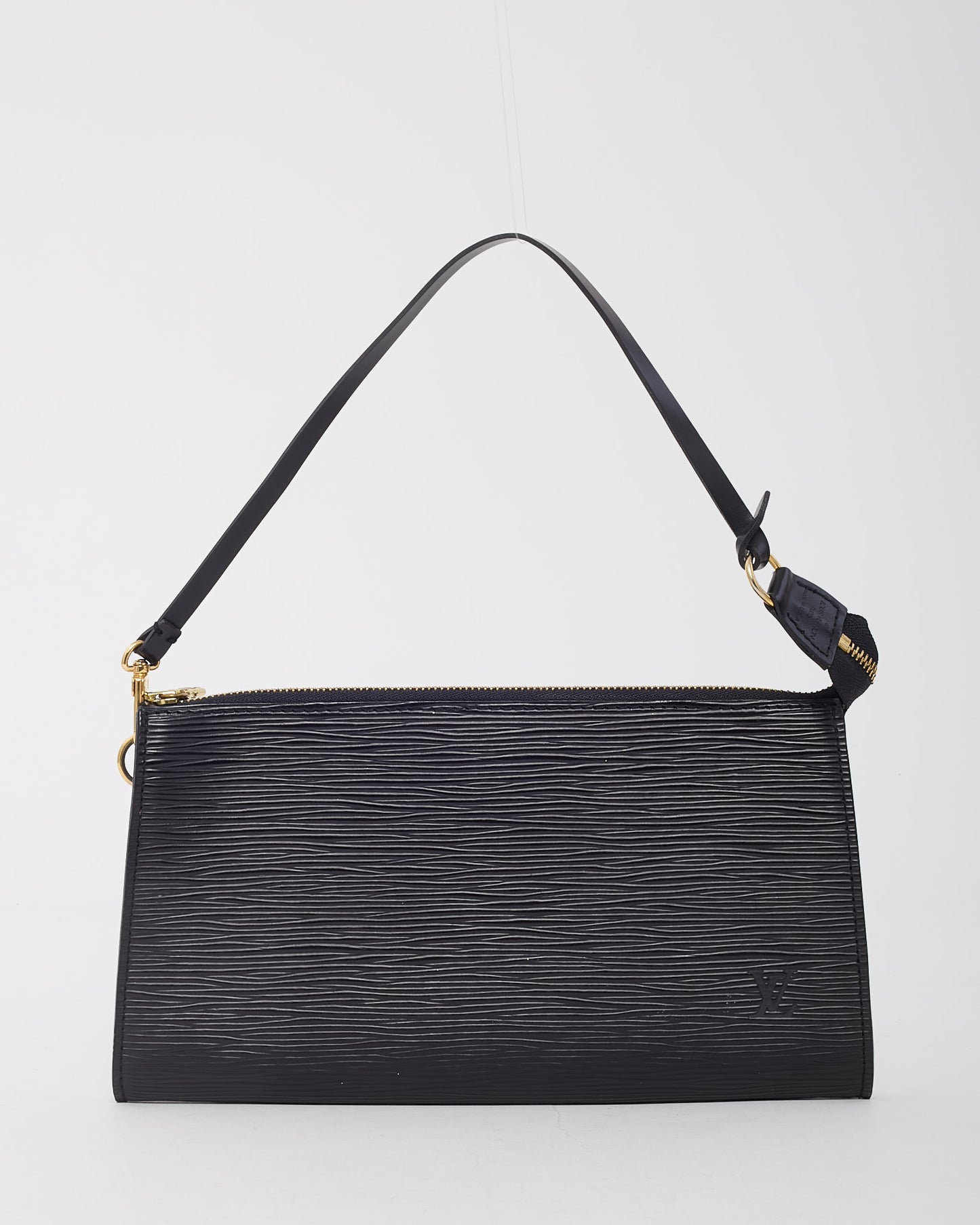 Pochette Louis Vuitton en cuir Épi Marine avec dragonne Twilly Hermès Orange Multicolore