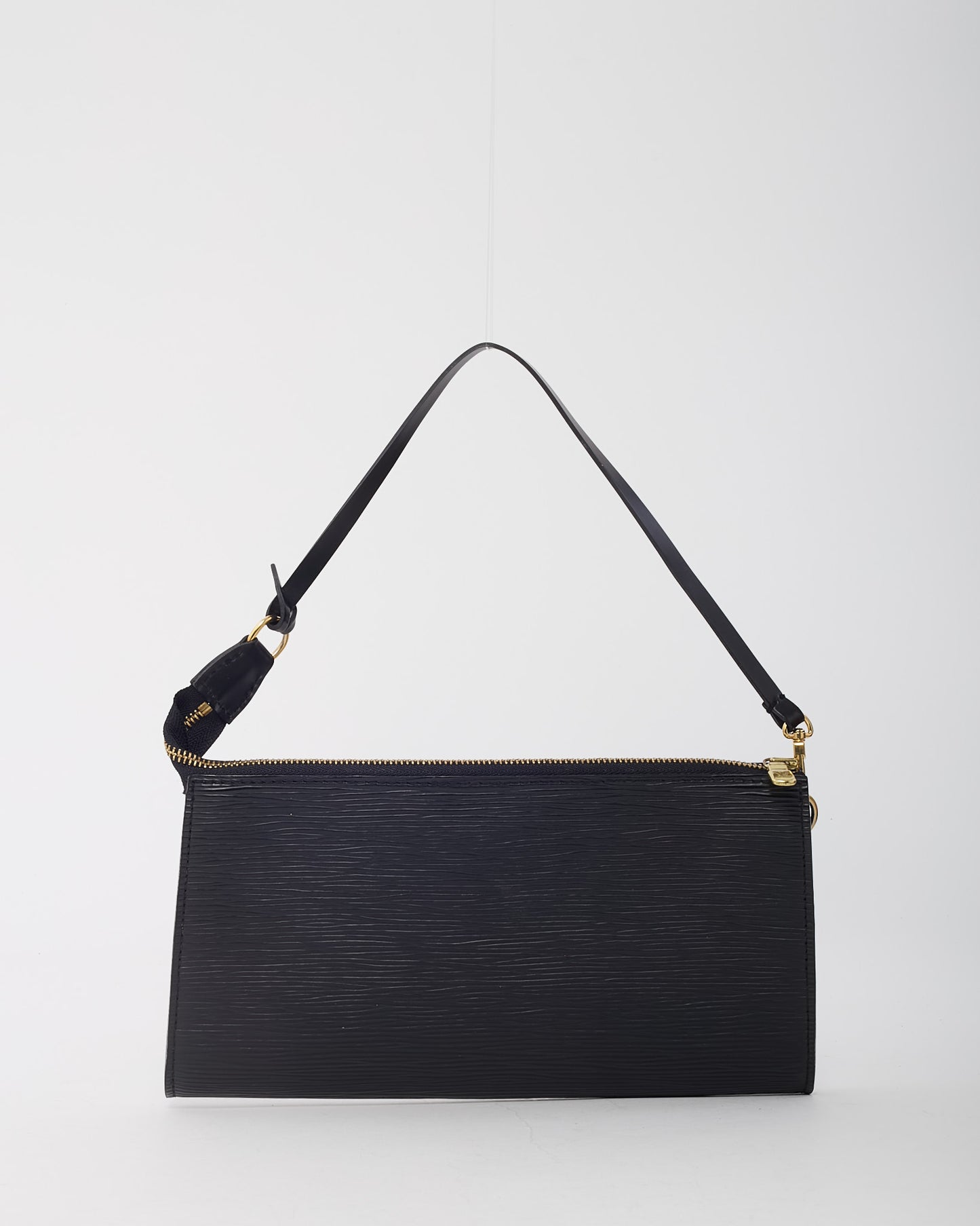 Pochette Louis Vuitton en cuir Épi Marine avec dragonne Twilly Hermès Orange Multicolore