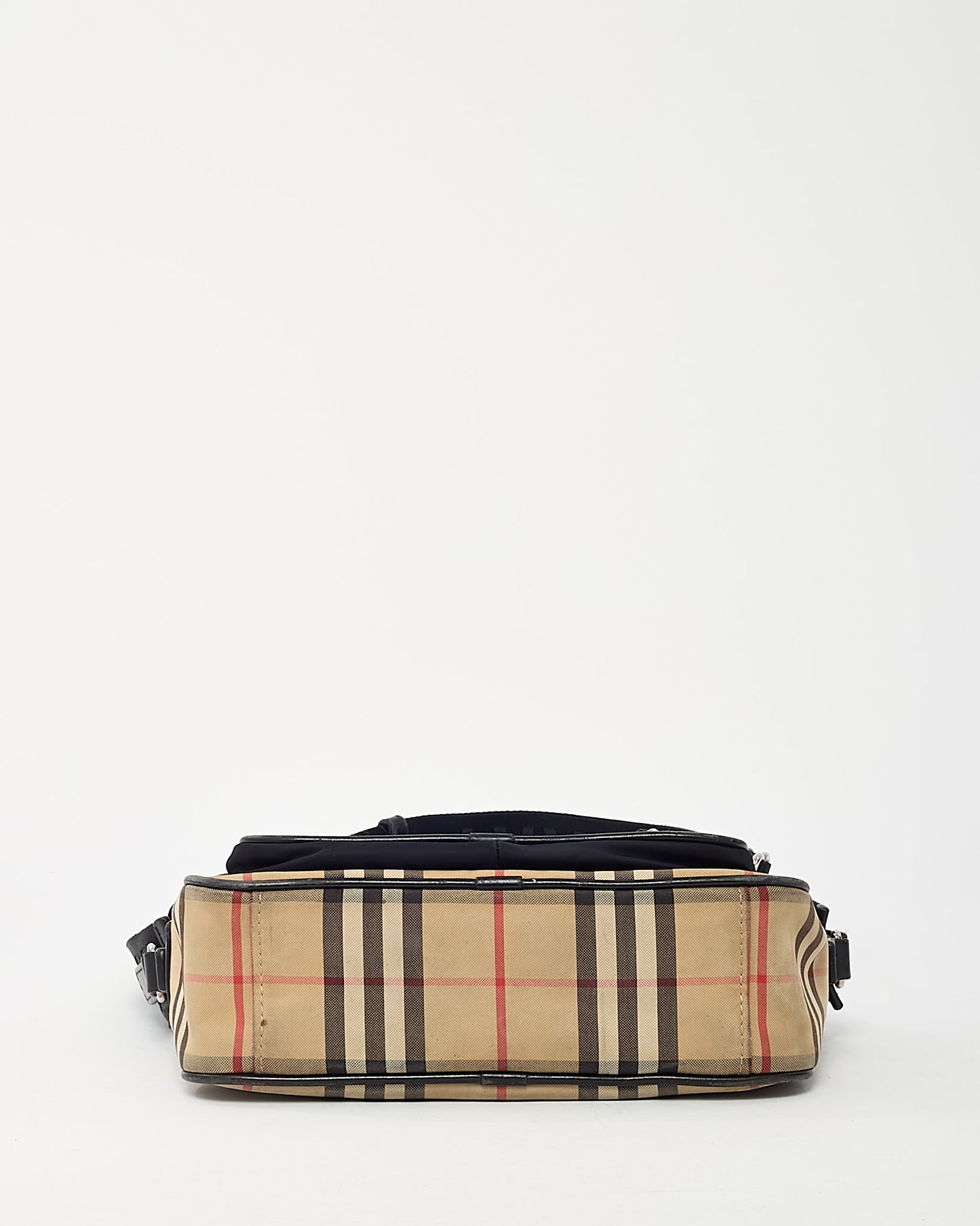 Sac porté épaule petit modèle Lola en tweed beige archive Burberry