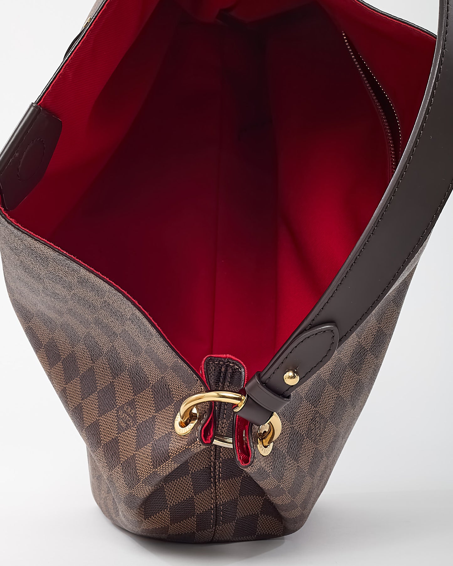 Louis Vuitton Damier Ebene Coated Canvas Graceful MM Shoulder Bag
