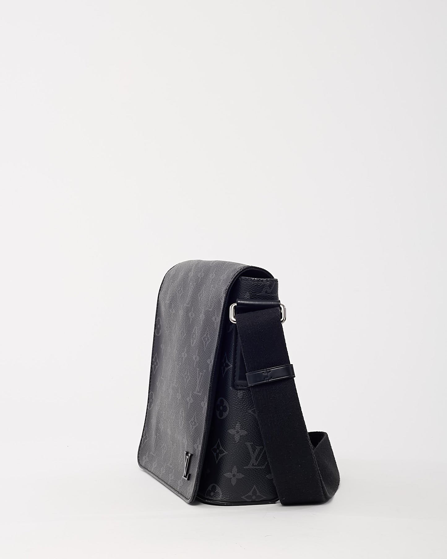 Louis Vuitton Black Monogram Eclipse Coated Canvas District PM Crossbody Bag