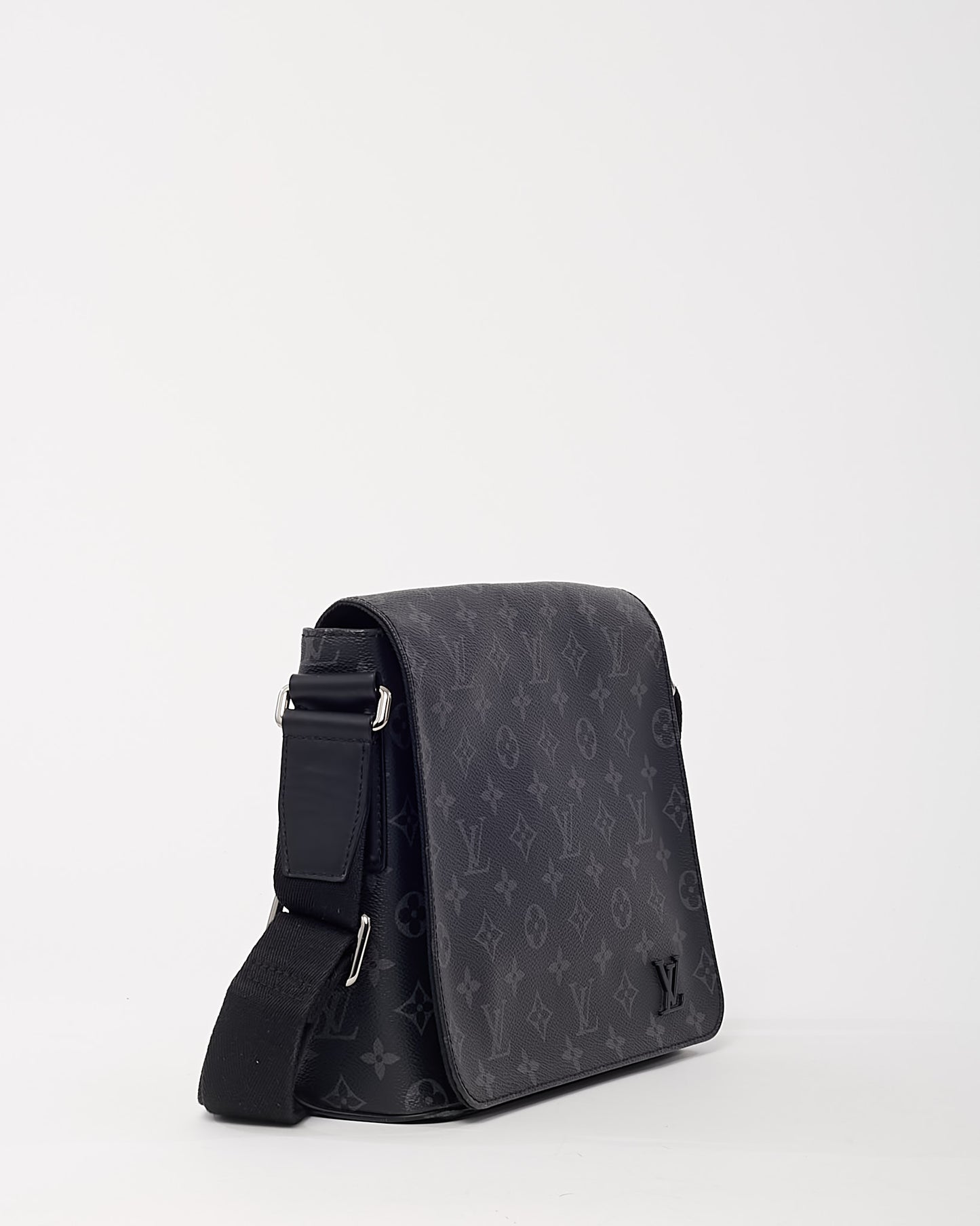 Louis Vuitton Black Monogram Eclipse Coated Canvas District PM Crossbody Bag