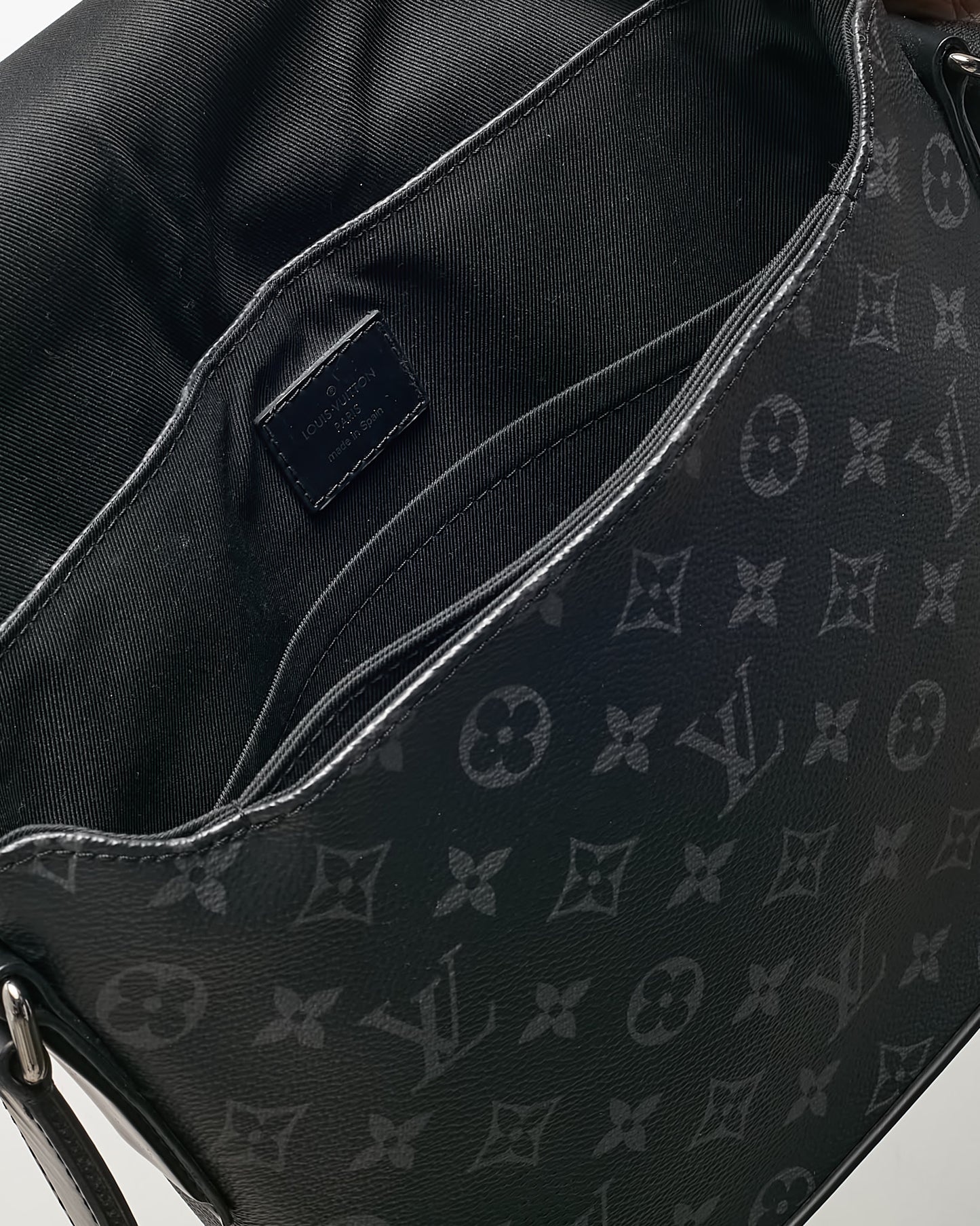 Louis Vuitton Black Monogram Eclipse Coated Canvas District PM Crossbody Bag