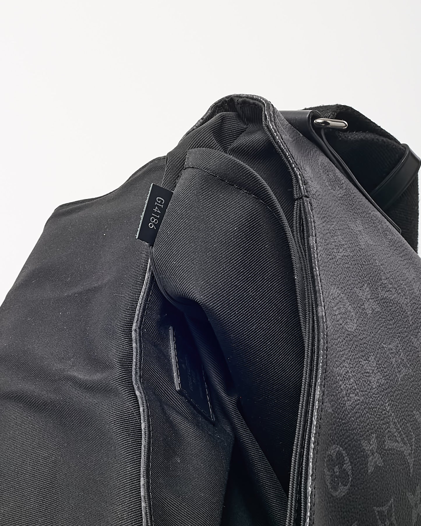 Louis Vuitton Black Monogram Eclipse Coated Canvas District PM Crossbody Bag