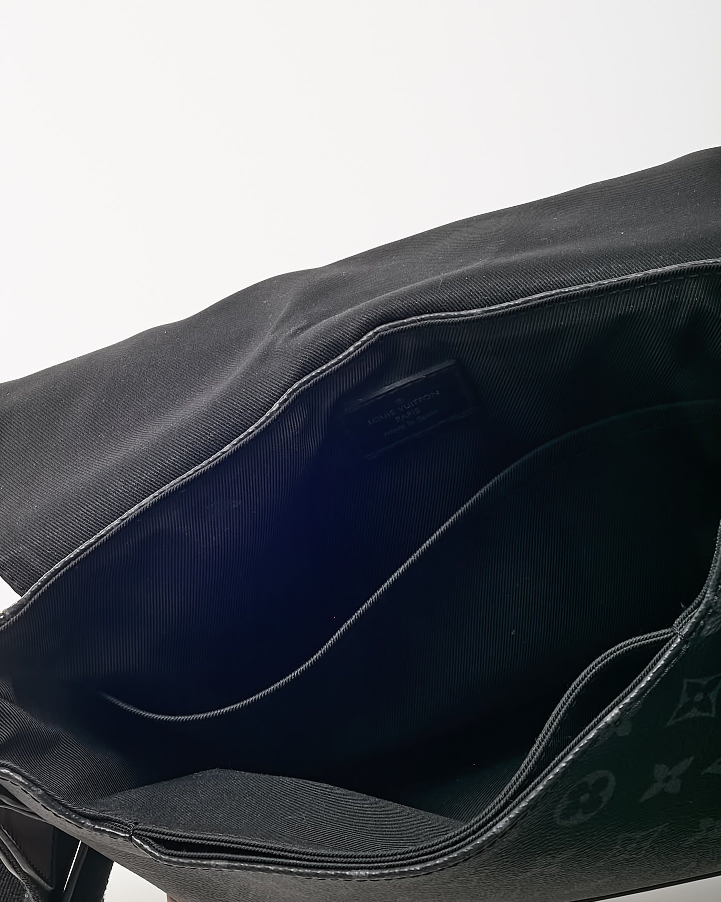 Louis Vuitton Black Monogram Eclipse Coated Canvas District PM Crossbody Bag