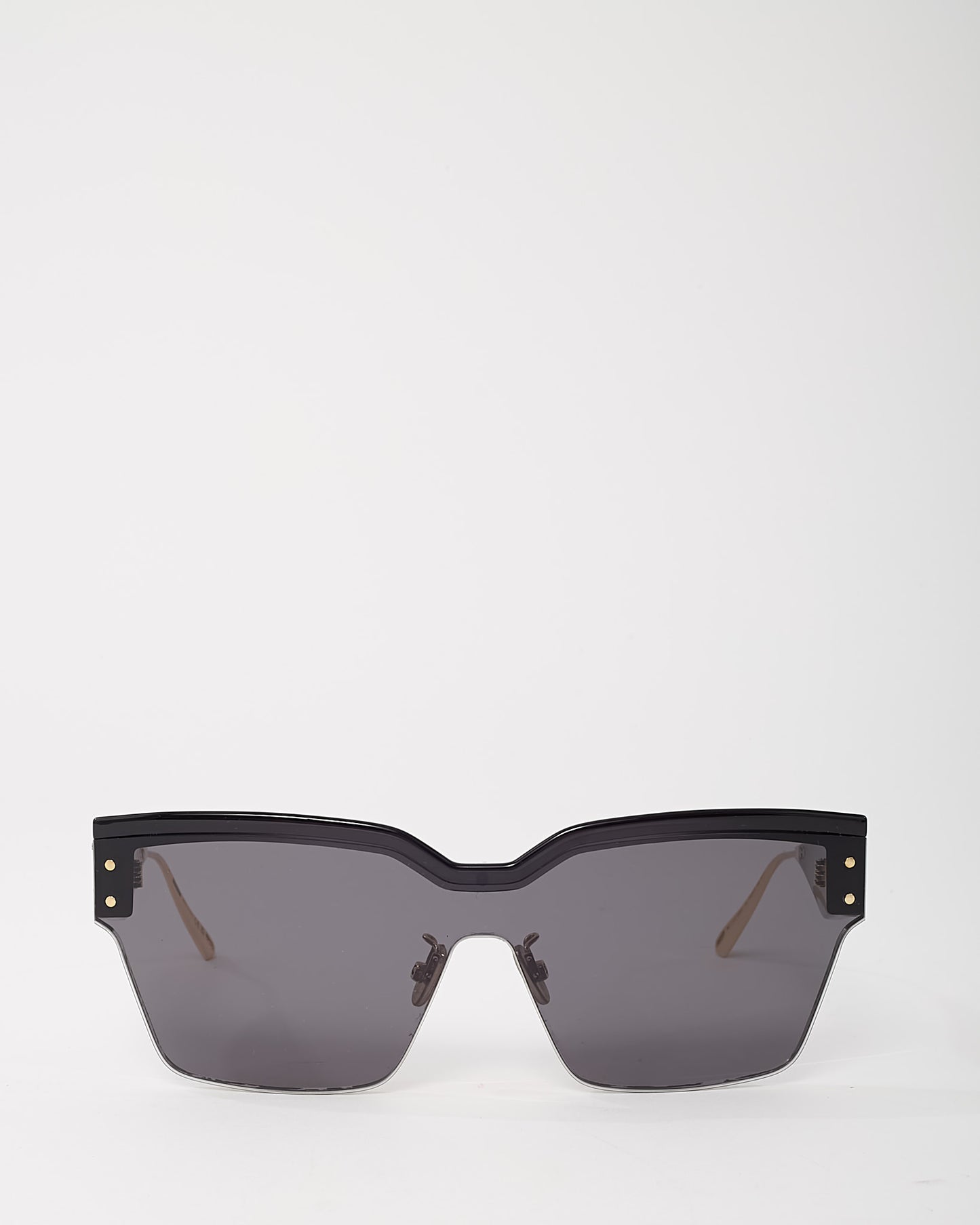 Dior Black and Gold DiorClub M4U Shield Sunglasses
