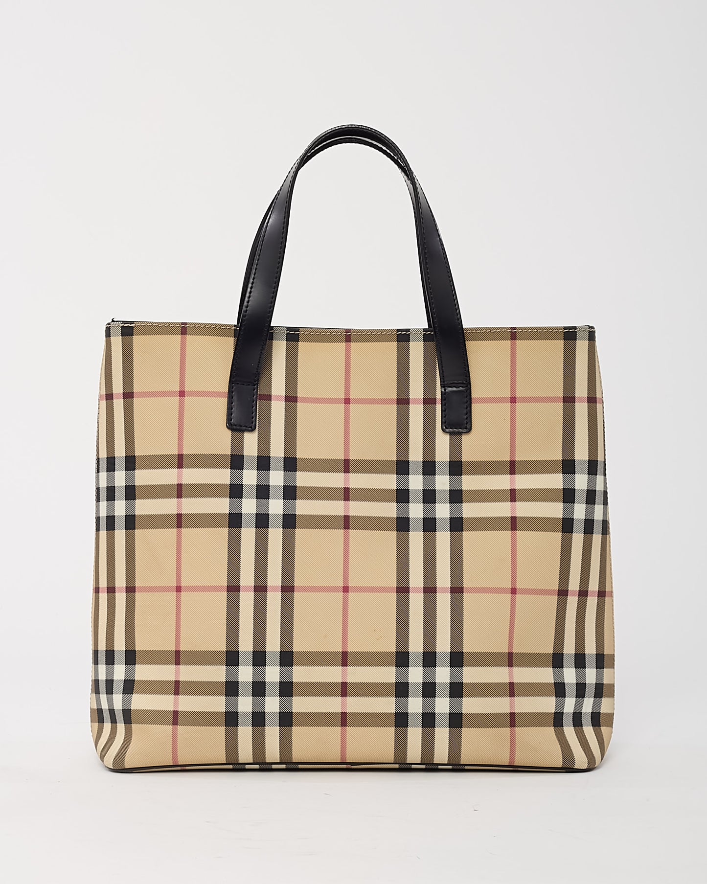 Sac porté épaule petit modèle Lola en tweed beige archive Burberry