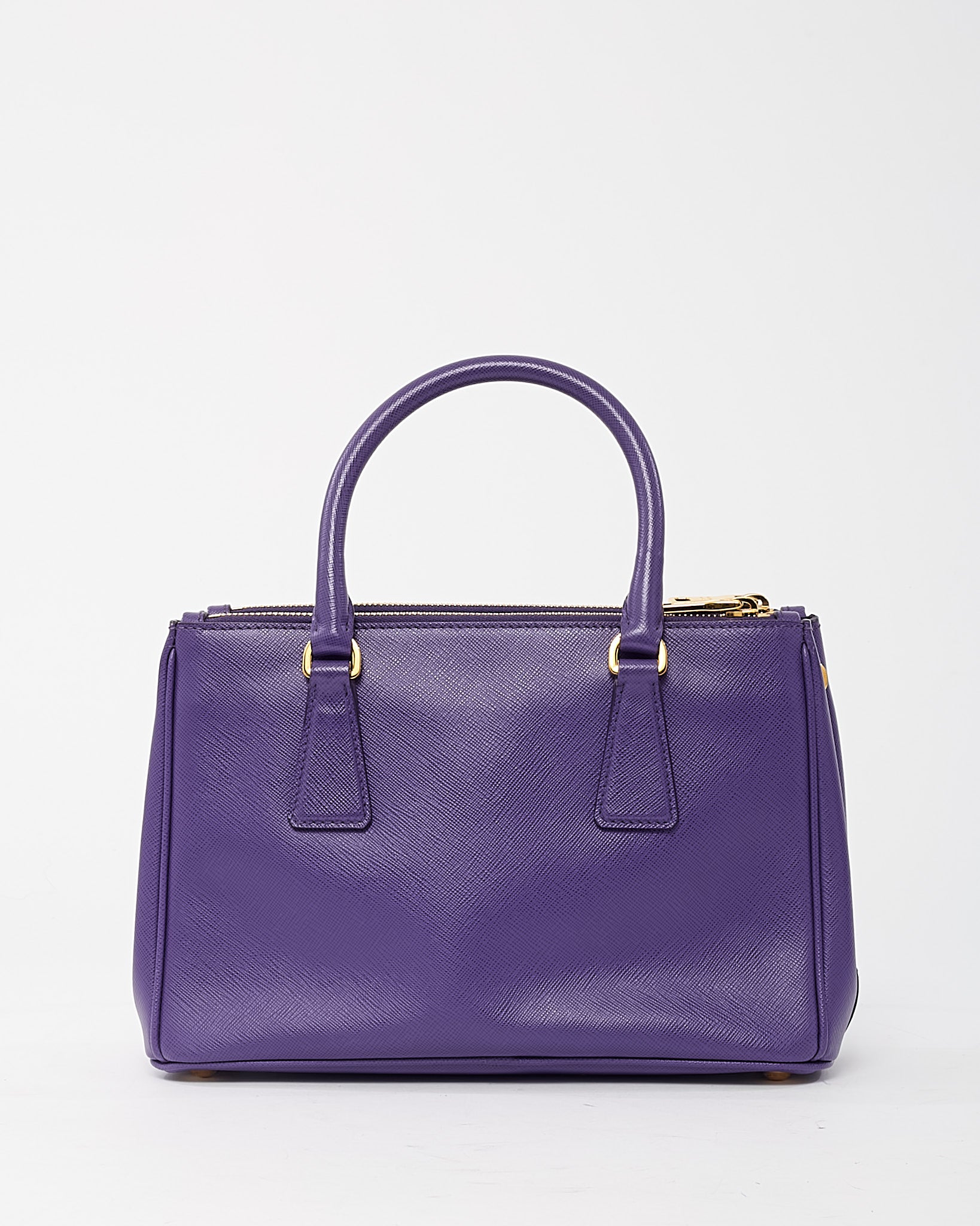 Buy Prada Purple (Viola) Saffiano Lux Leather Small Galleria Tote