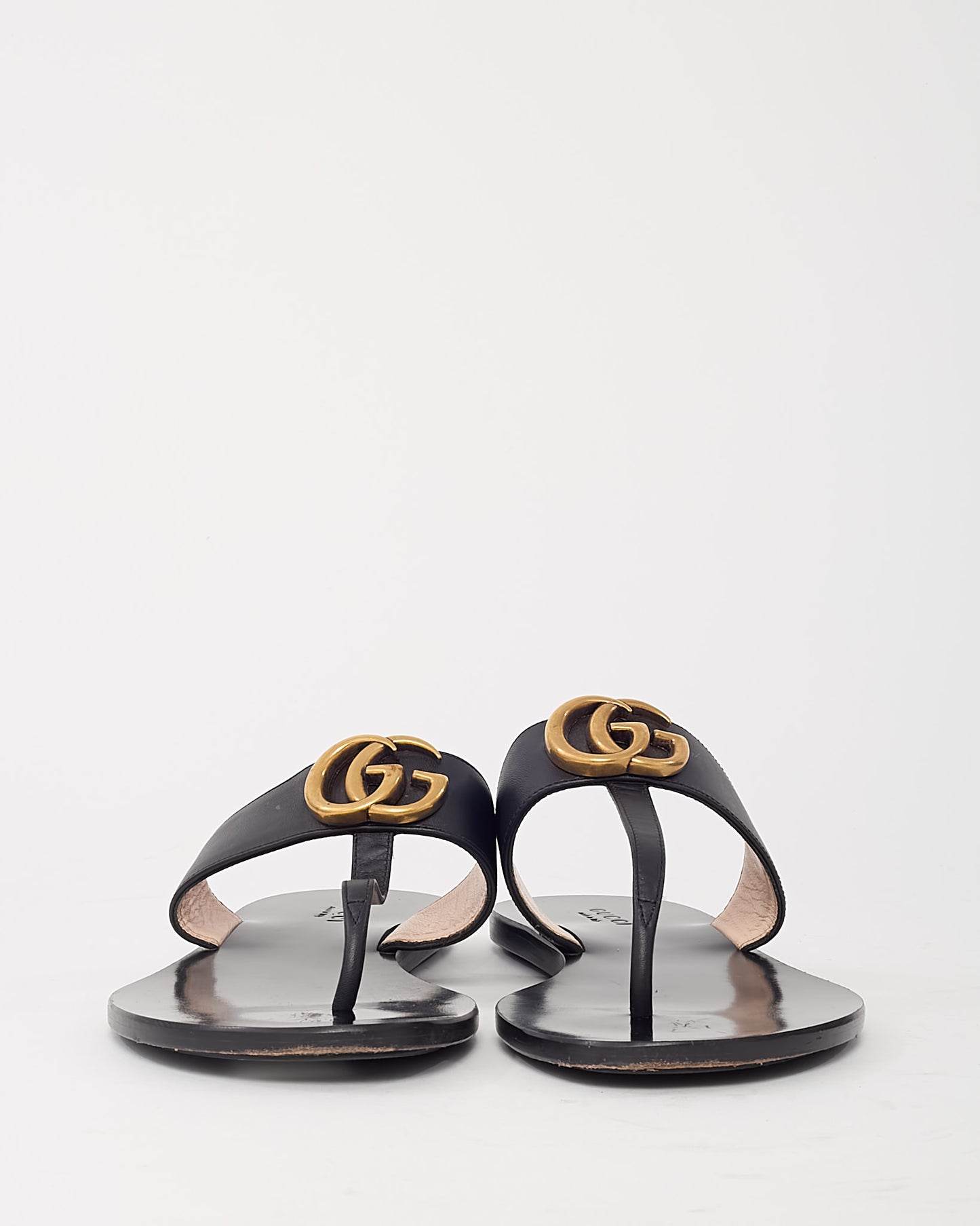 Sandales de pêcheur Gucci en caoutchouc orange/rose avec logo GG - 39