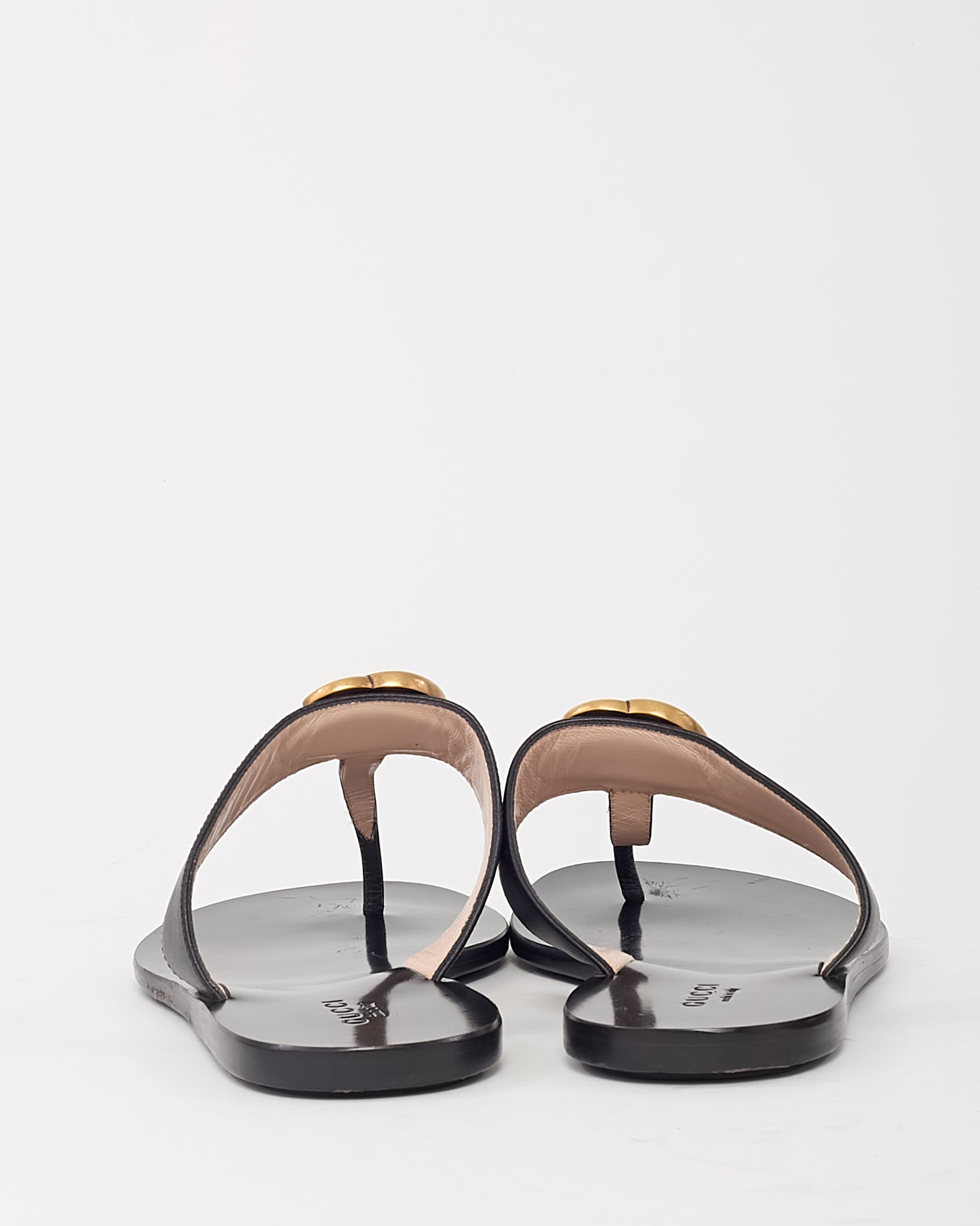 Sandales de pêcheur Gucci en caoutchouc orange/rose avec logo GG - 39