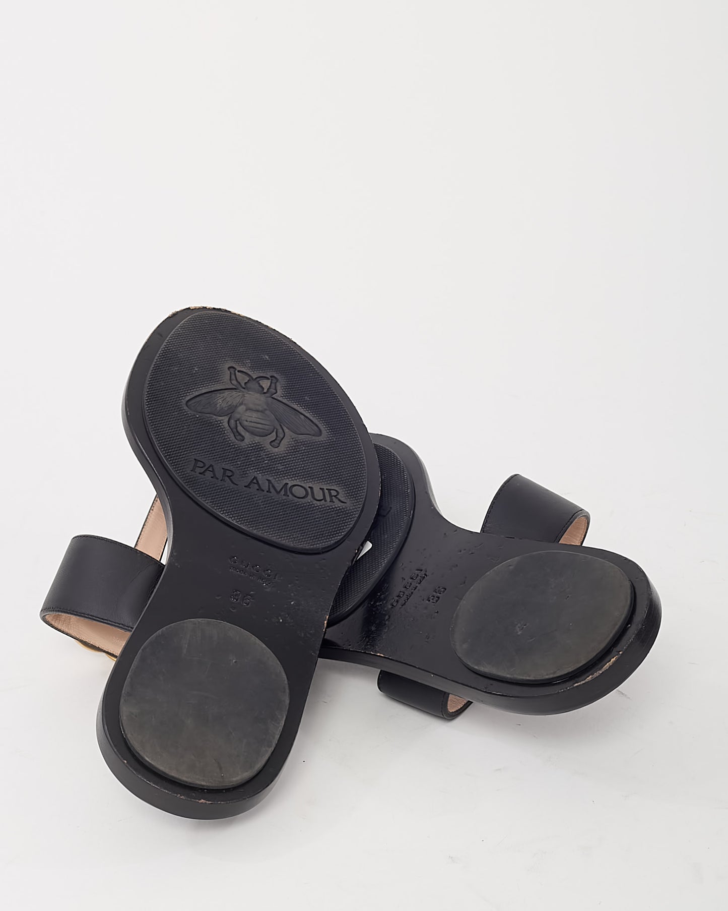 Sandales de pêcheur Gucci en caoutchouc orange/rose avec logo GG - 39