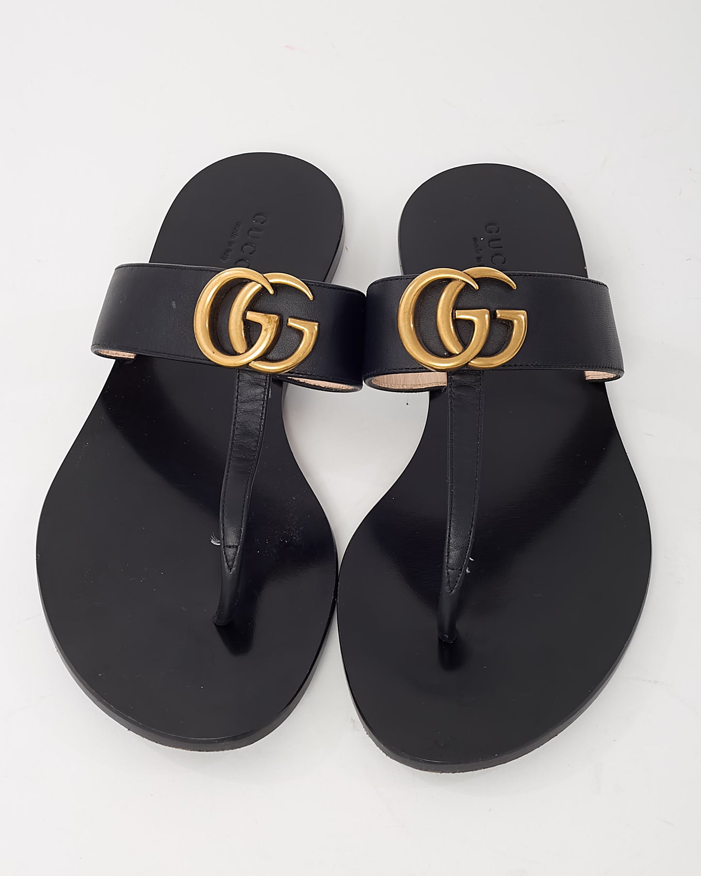 Sandales de pêcheur Gucci en caoutchouc orange/rose avec logo GG - 39