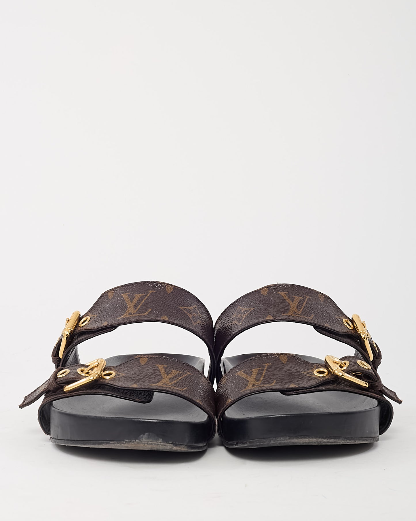Louis Vuitton Brown Monogram Canvas Bom Dia Comfort Mule Sandal - 39