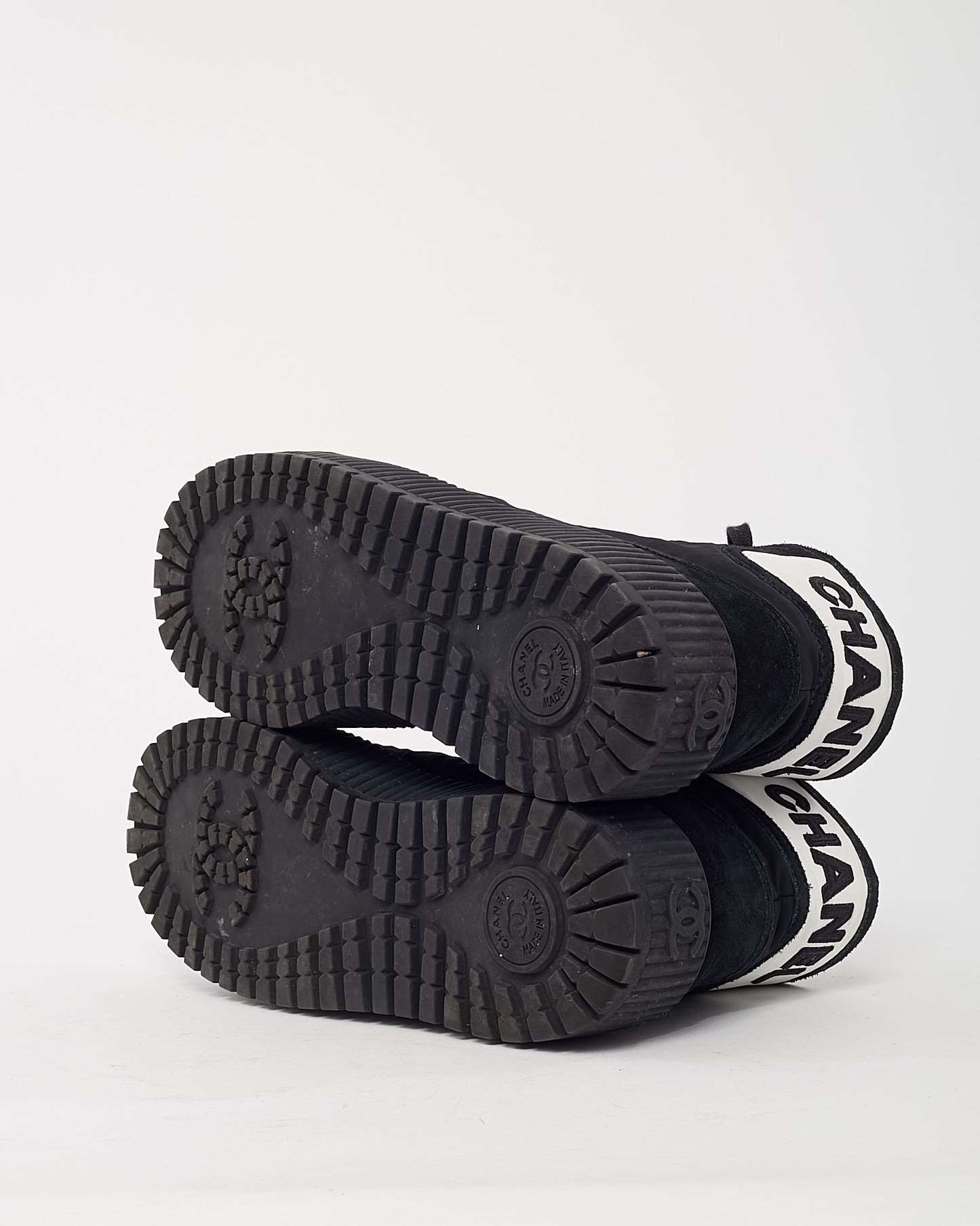 Espadrilles Chanel en cuir beige avec logo CC - 39