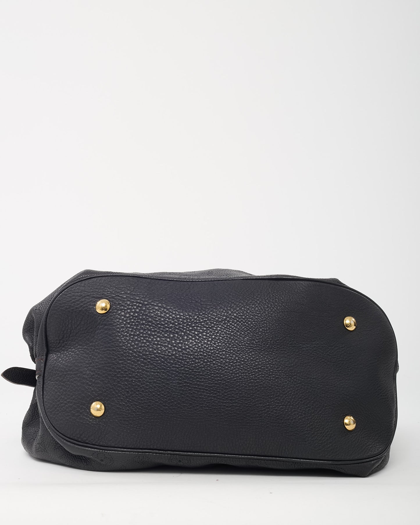 Louis Vuitton Black Monogram Perforated Mahina Leather XL Shoulder Bag