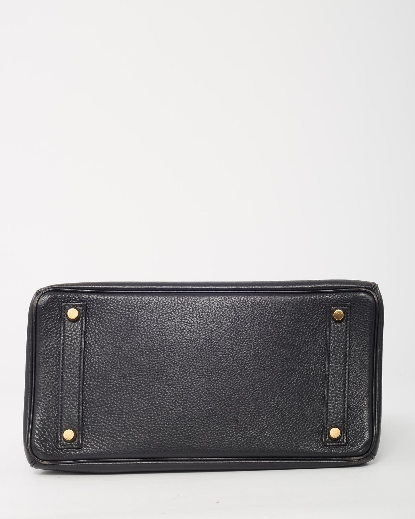 Hermès Black Fjord Leather HAC Birkin 32 GHW