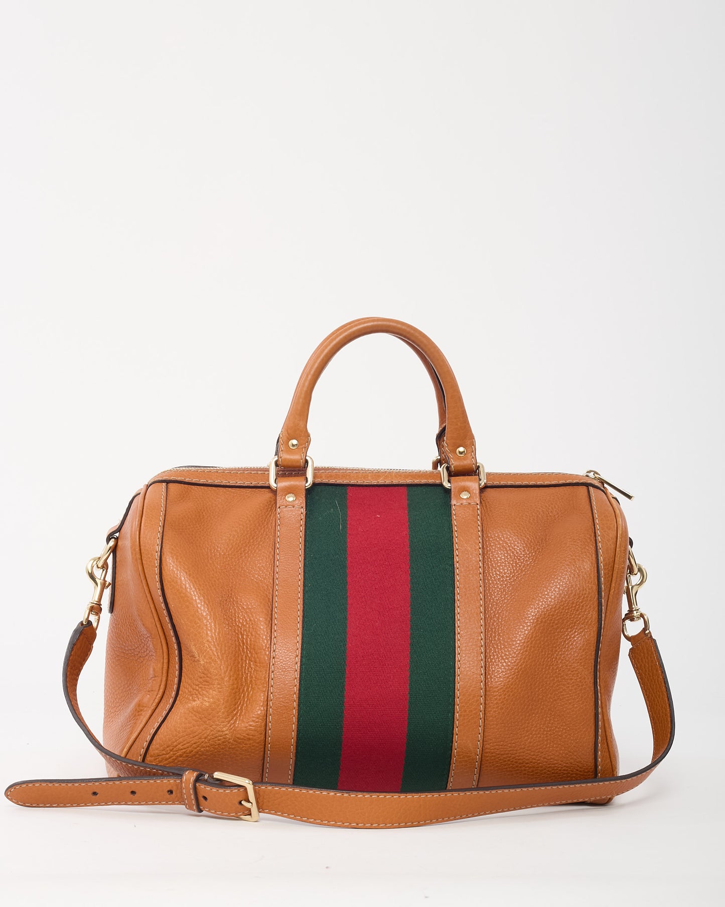 Sac Boston Gucci Joy moyen en toile enduite à monogramme GG bleu/rouge motif cœur tatouage