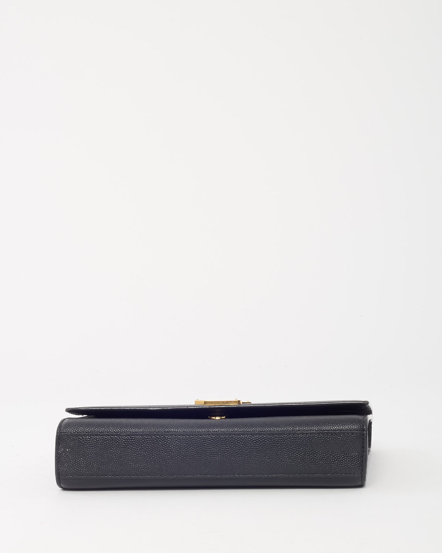 Sac Kate petit modèle en cuir grain de poudre noir avec logo YSL Saint Laurent